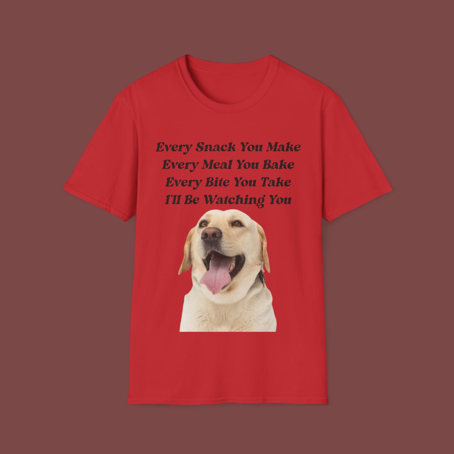 "Every Snack You Make - White Lab" Unisex Short Sleeve T-Shirt ESYM.SS01wl