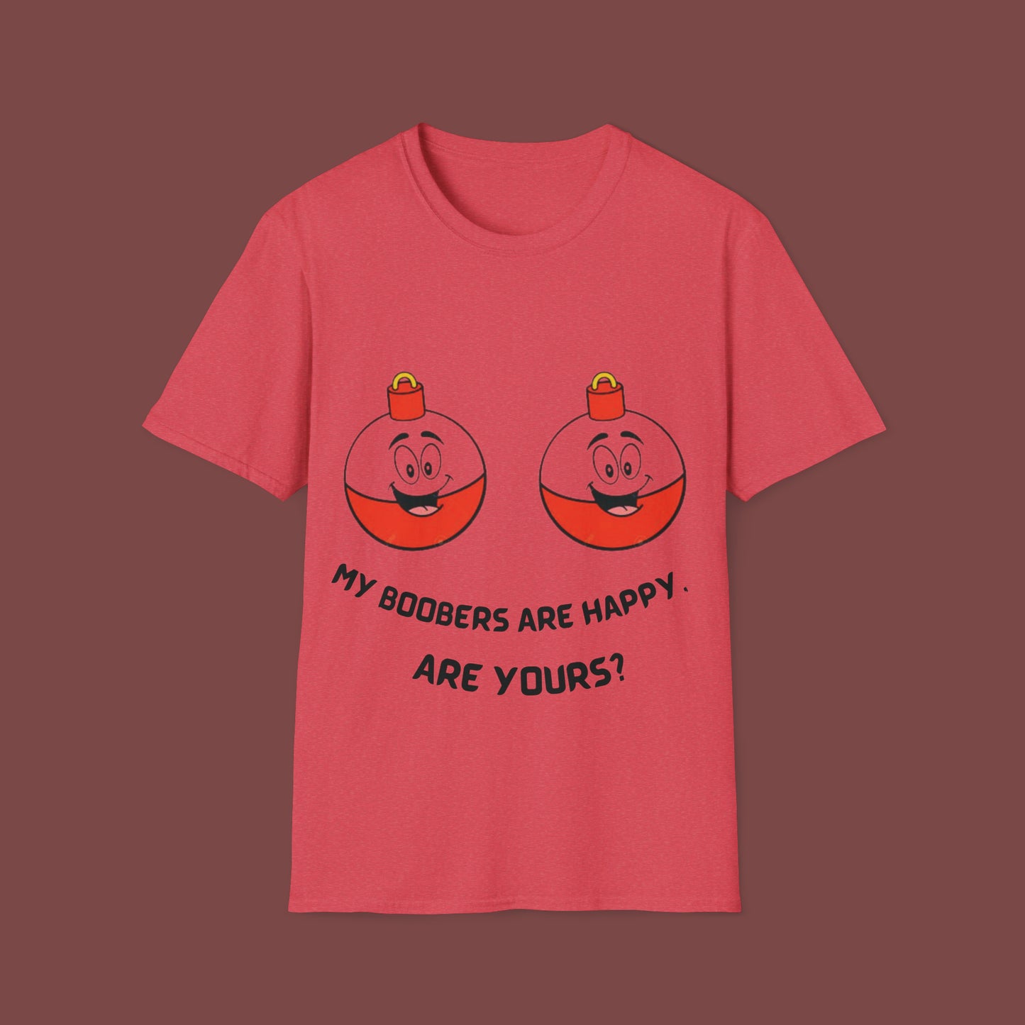 "Happy Boobers" Unisex Short Sleeve T-Shirt HB.SS01Ax