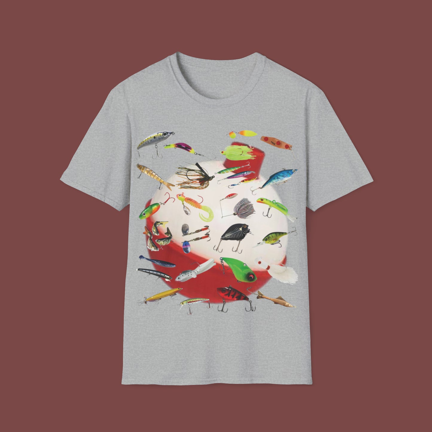 "Antique Fishing Reels" Unisex Short Sleeve T-Shirt AFR.SSa1cx