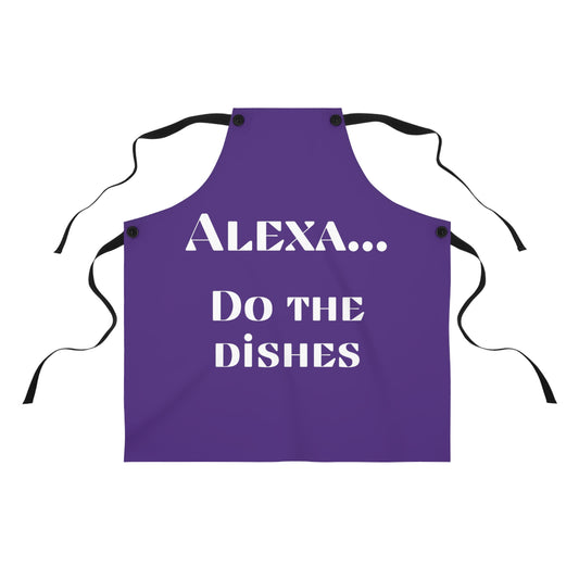 "Alexa... Do the dishes" Apron A421wdp