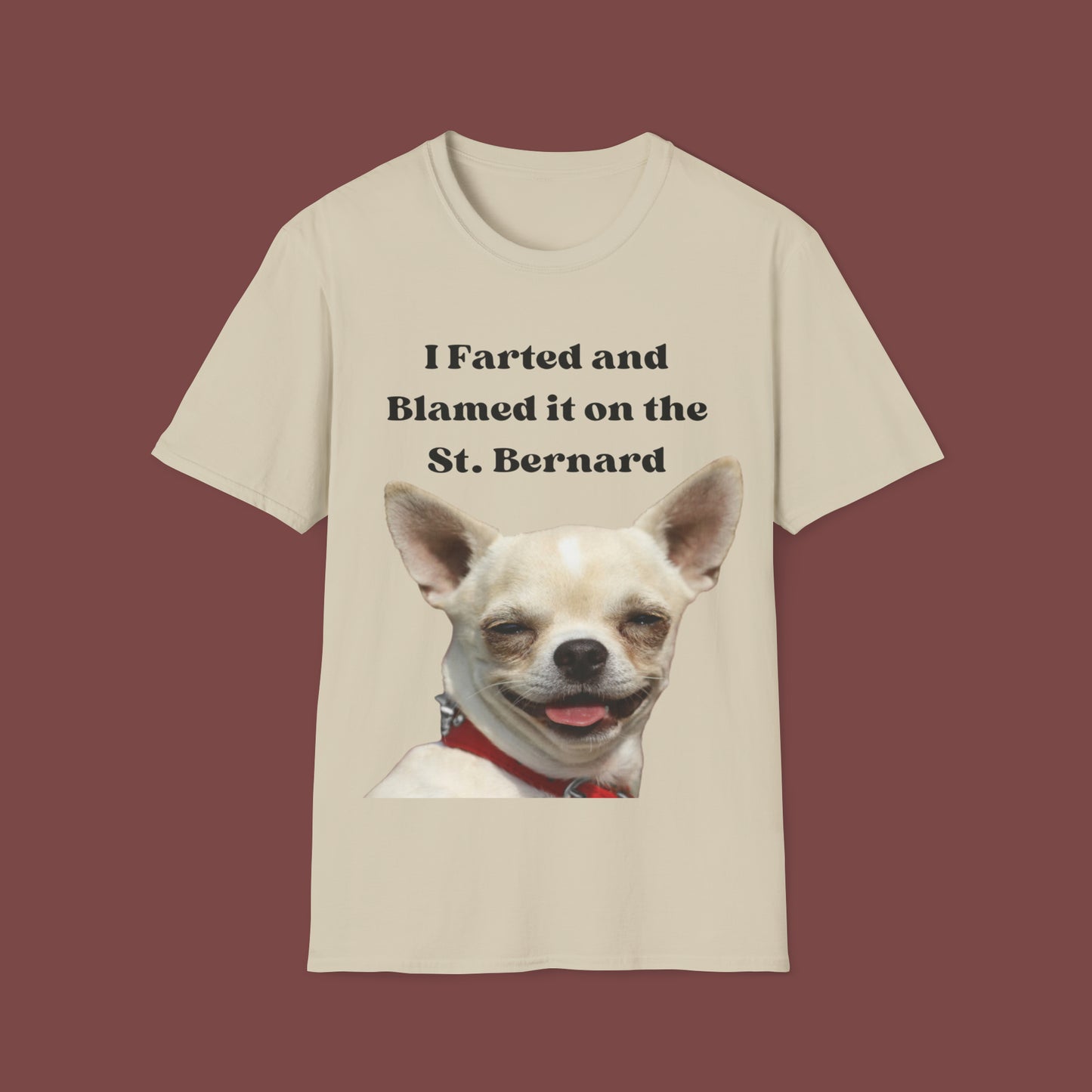 "It Was the St. Bernard" Unisex Short Sleeve T-Shirt TSB.SS10b