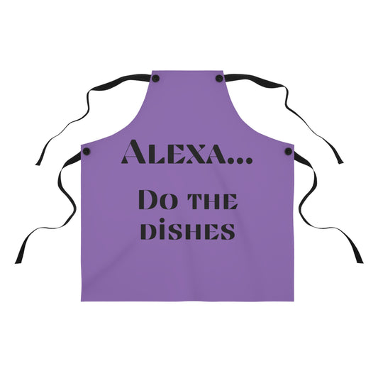 "Alexa... Do the dishes" Apron A325blp