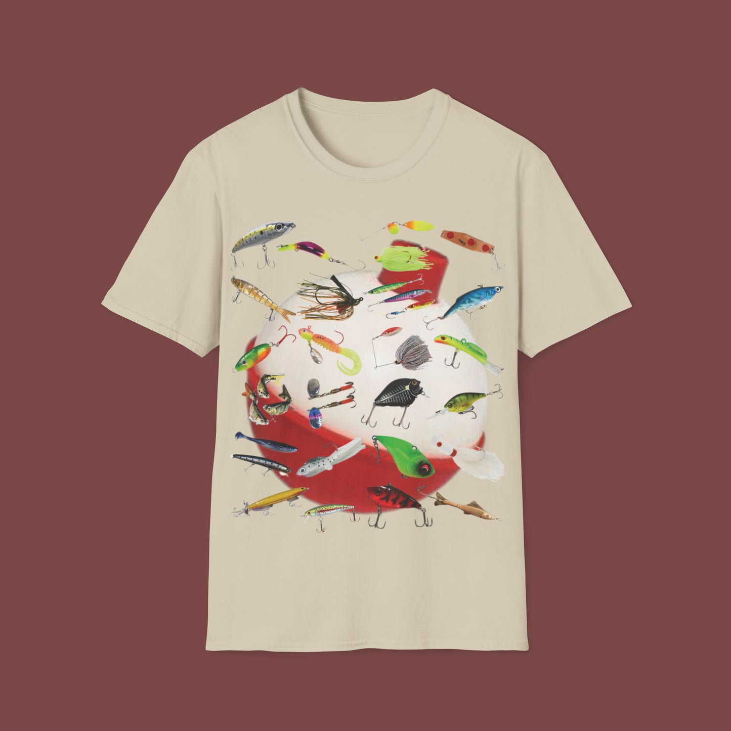 "Antique Fishing Reels" Unisex Short Sleeve T-Shirt AFR.SSa1cx