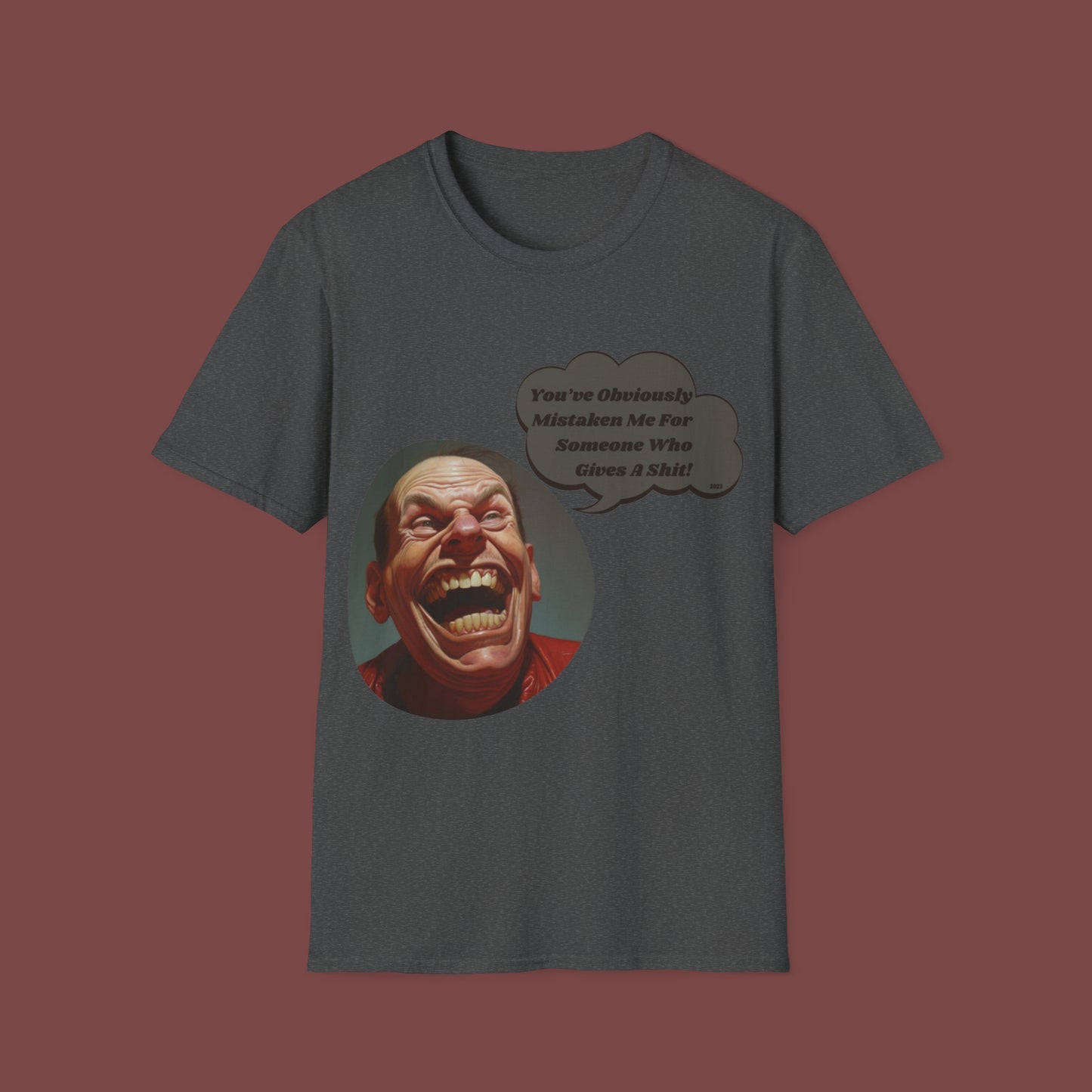 "Who Gives A Shit" Unisex Short Sleeve T-Shirt WGS.SS3qx
