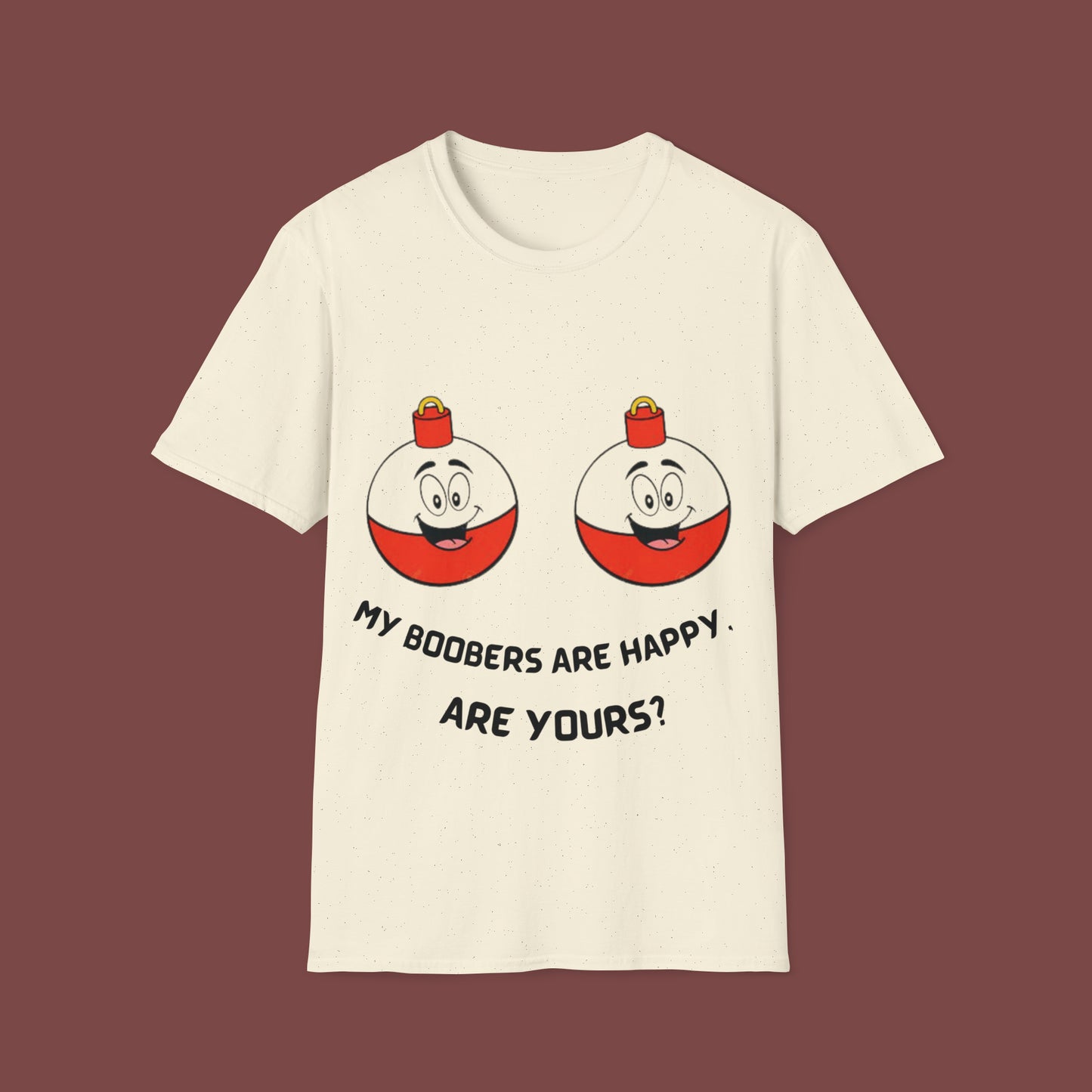 "Happy Boobers" Unisex Short Sleeve T-Shirt HB.SS01Ax