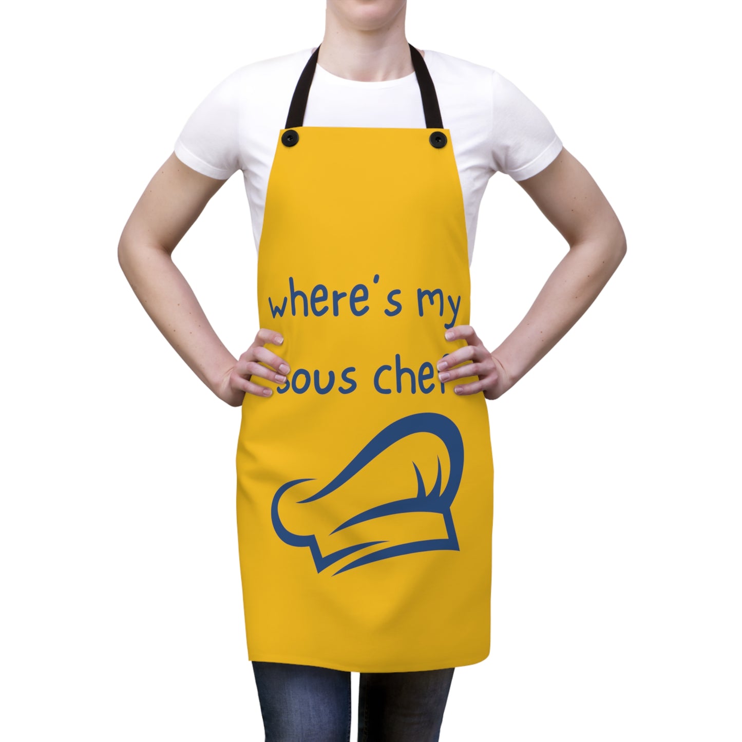 "where's my sous chef" Apron W888bly