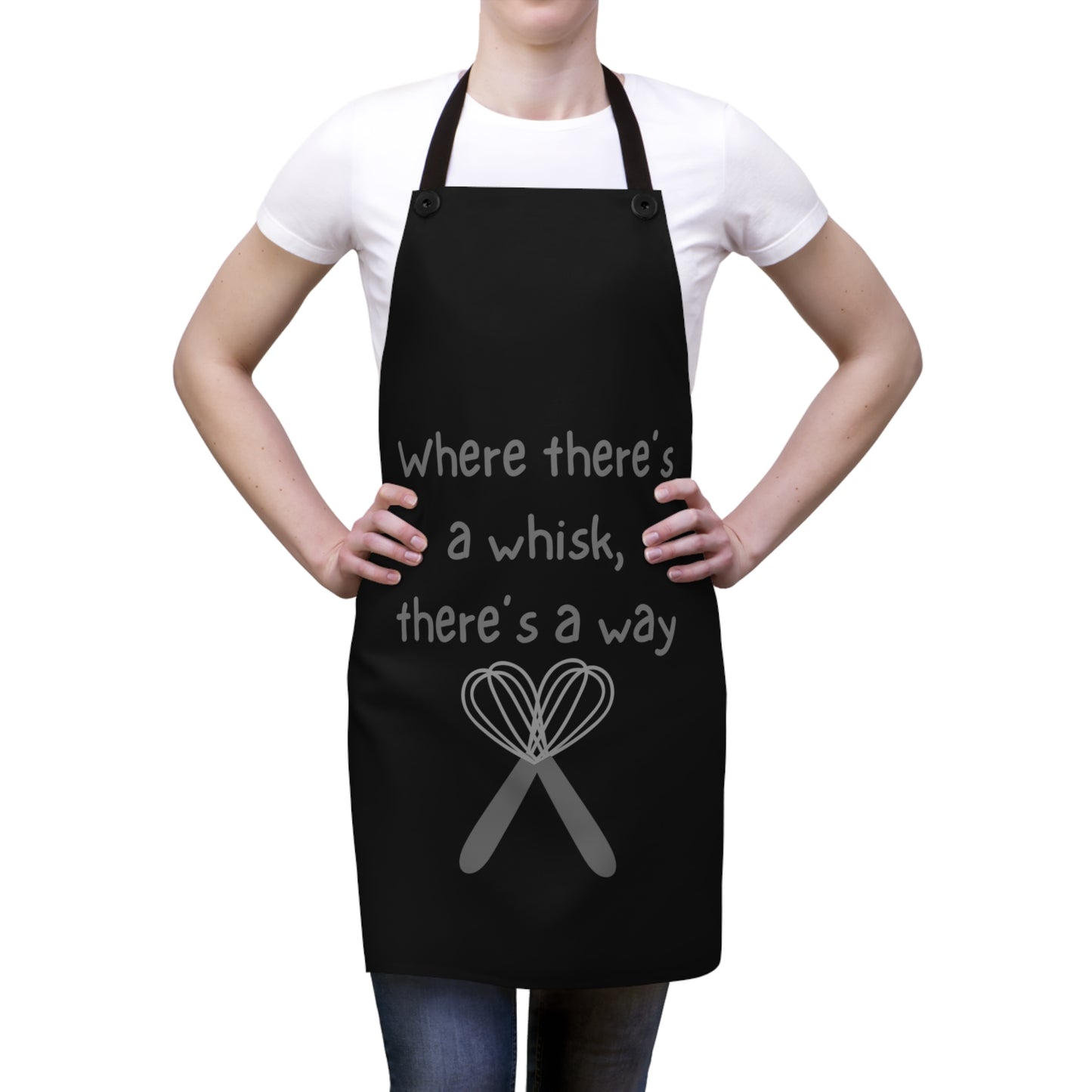 "Where there's a whisk, there's a way" Apron W1000gb