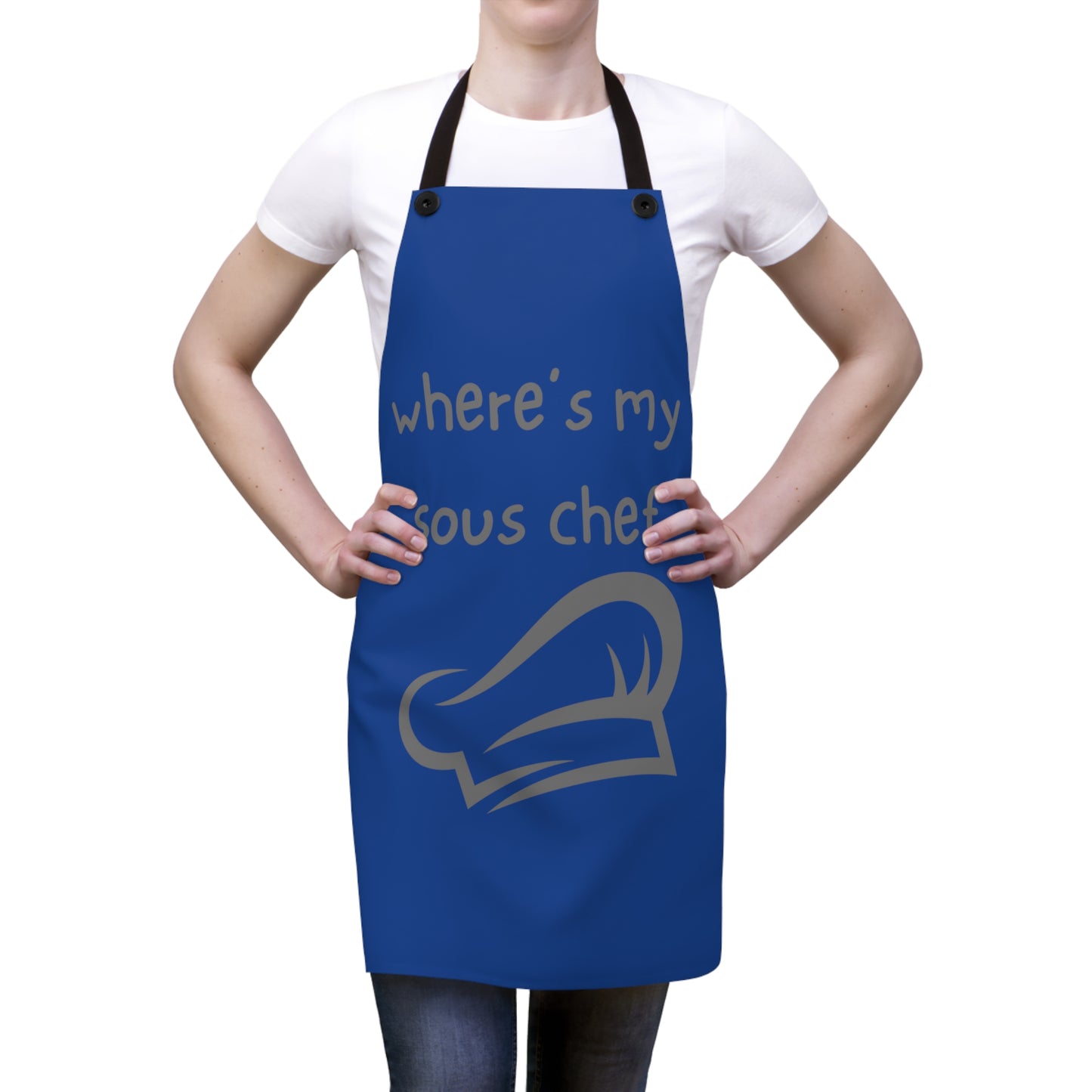 "Where's My Sous Chef" Apron SC25gdb