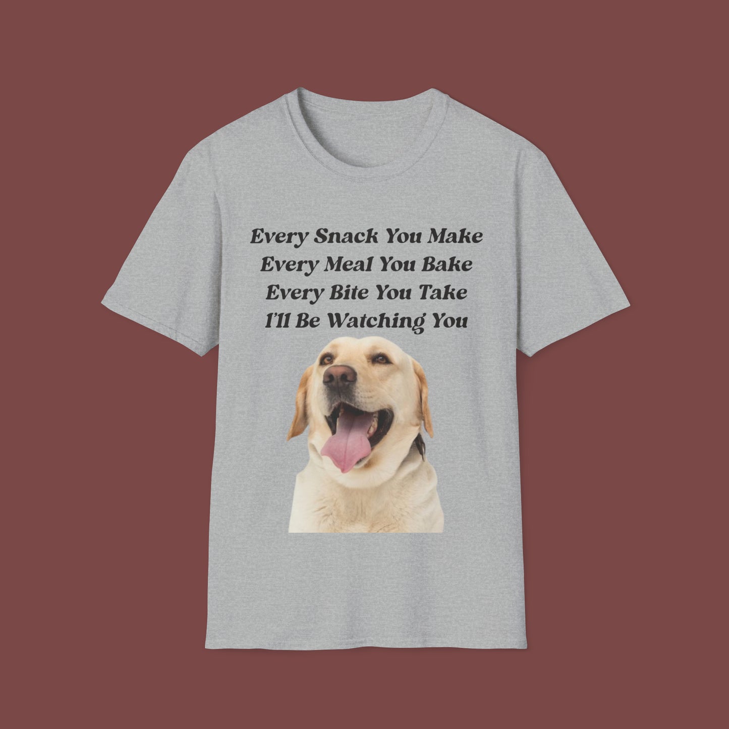 "Every Snack You Make - White Lab" Unisex Short Sleeve T-Shirt ESYM.SS01wl