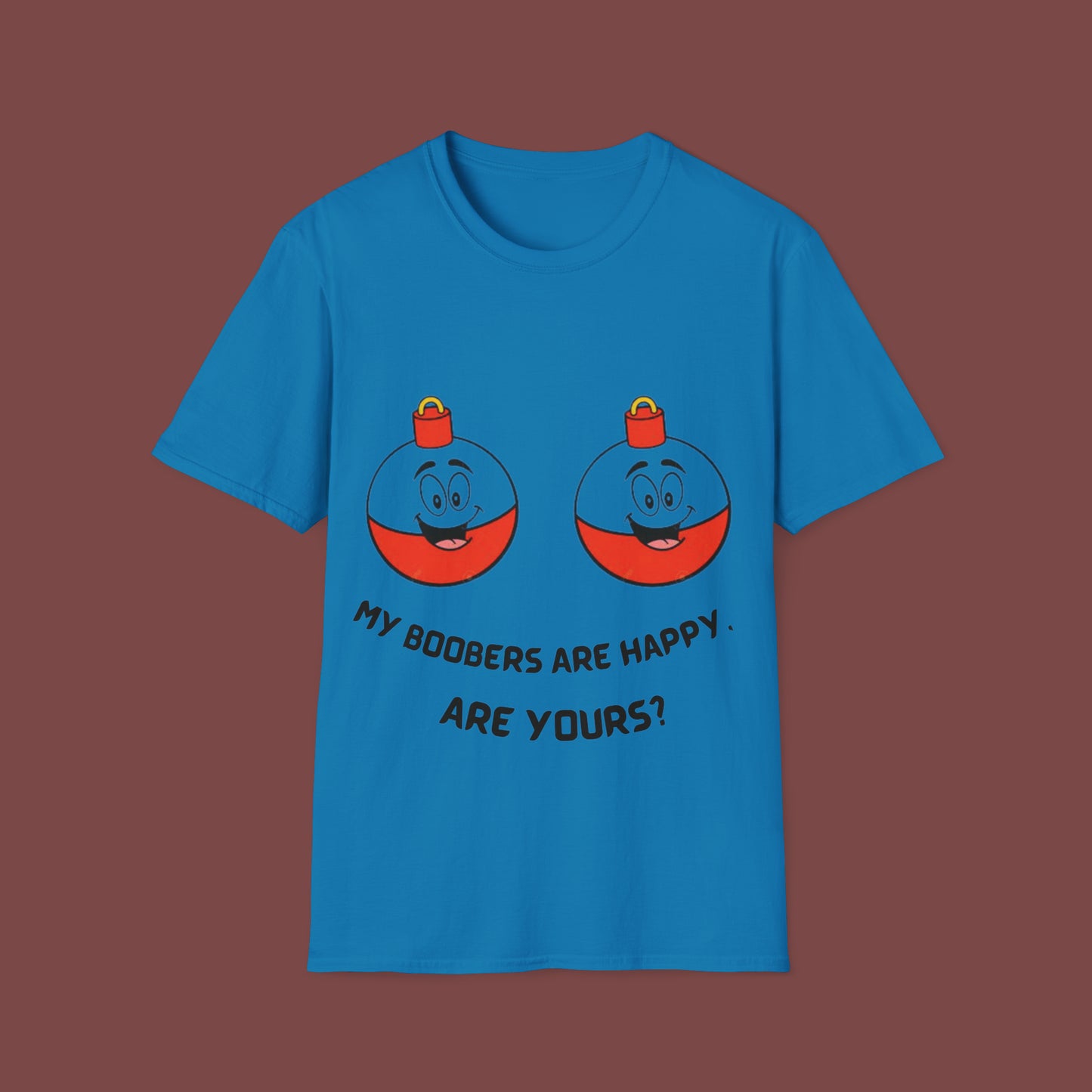 "Happy Boobers" Unisex Short Sleeve T-Shirt HB.SS01Ax