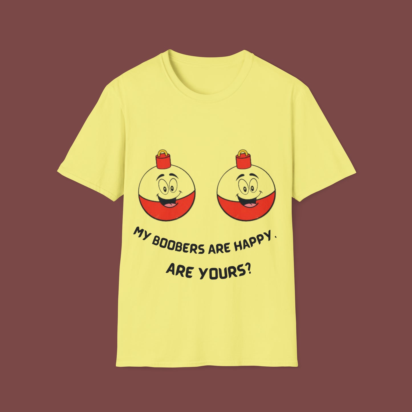 "Happy Boobers" Unisex Short Sleeve T-Shirt HB.SS01Ax