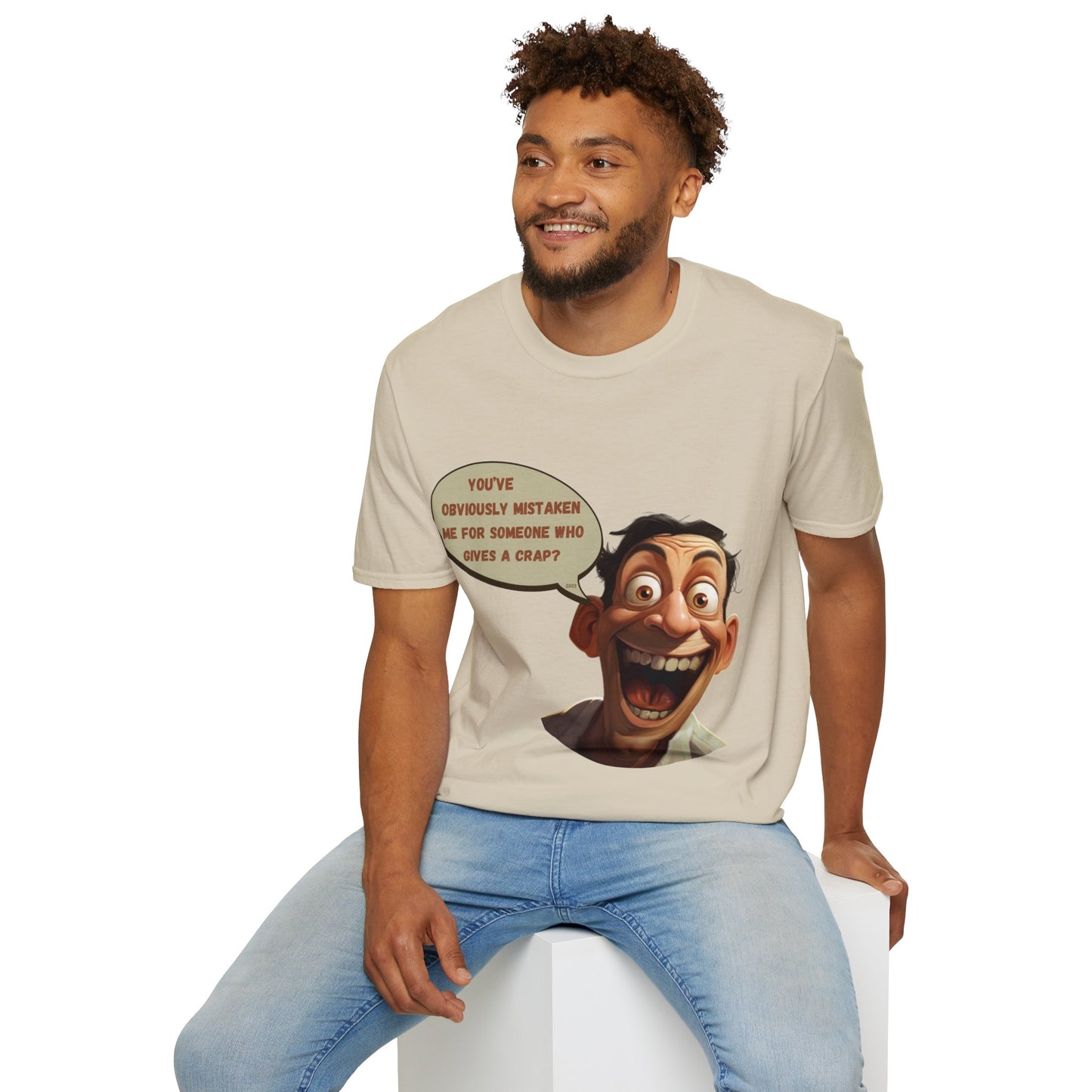 "Who Gives A Crap" Unisex Short Sleeve T-Shirt WGC.SS4cvx