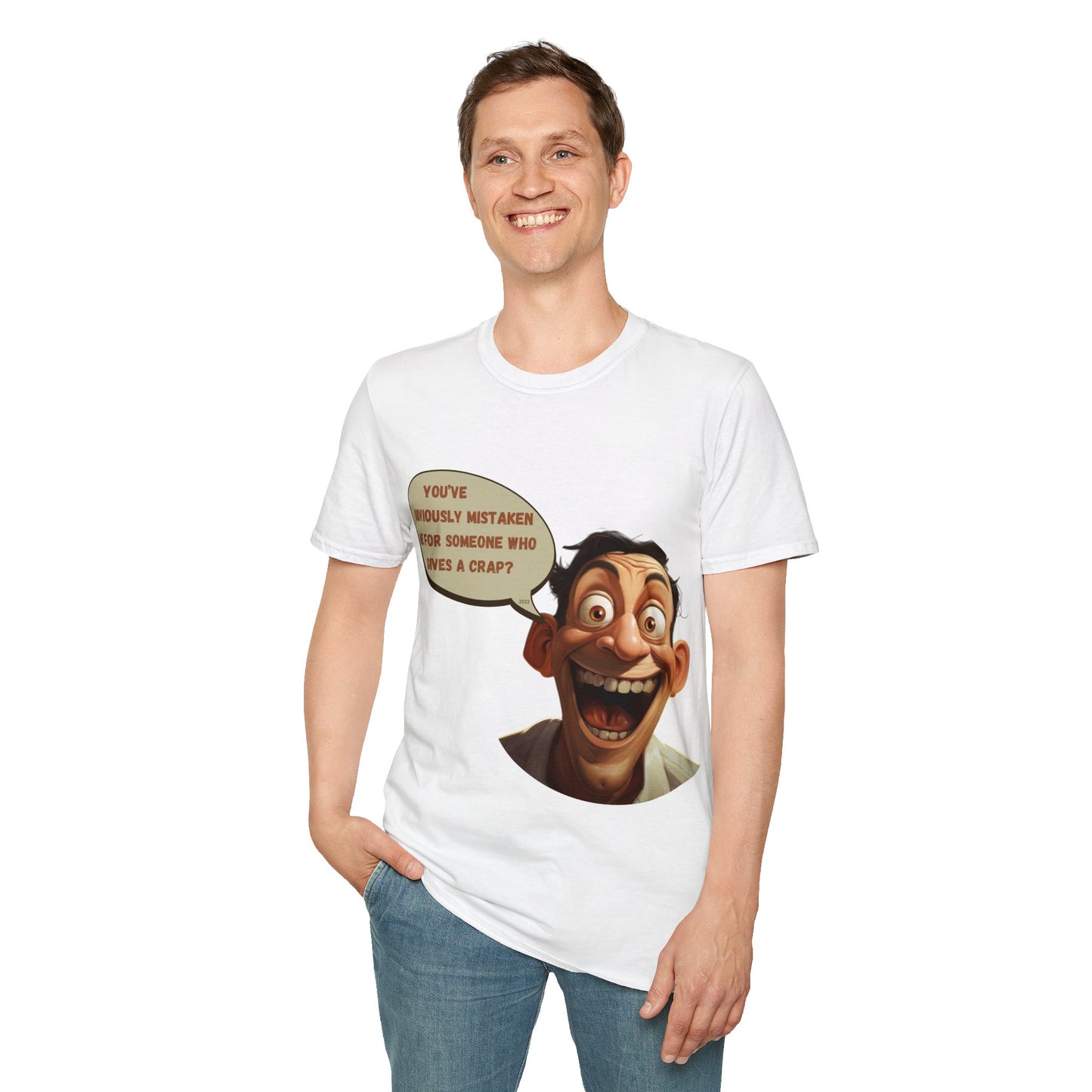 "Who Gives A Crap" Unisex Short Sleeve T-Shirt WGC.SS4cvx