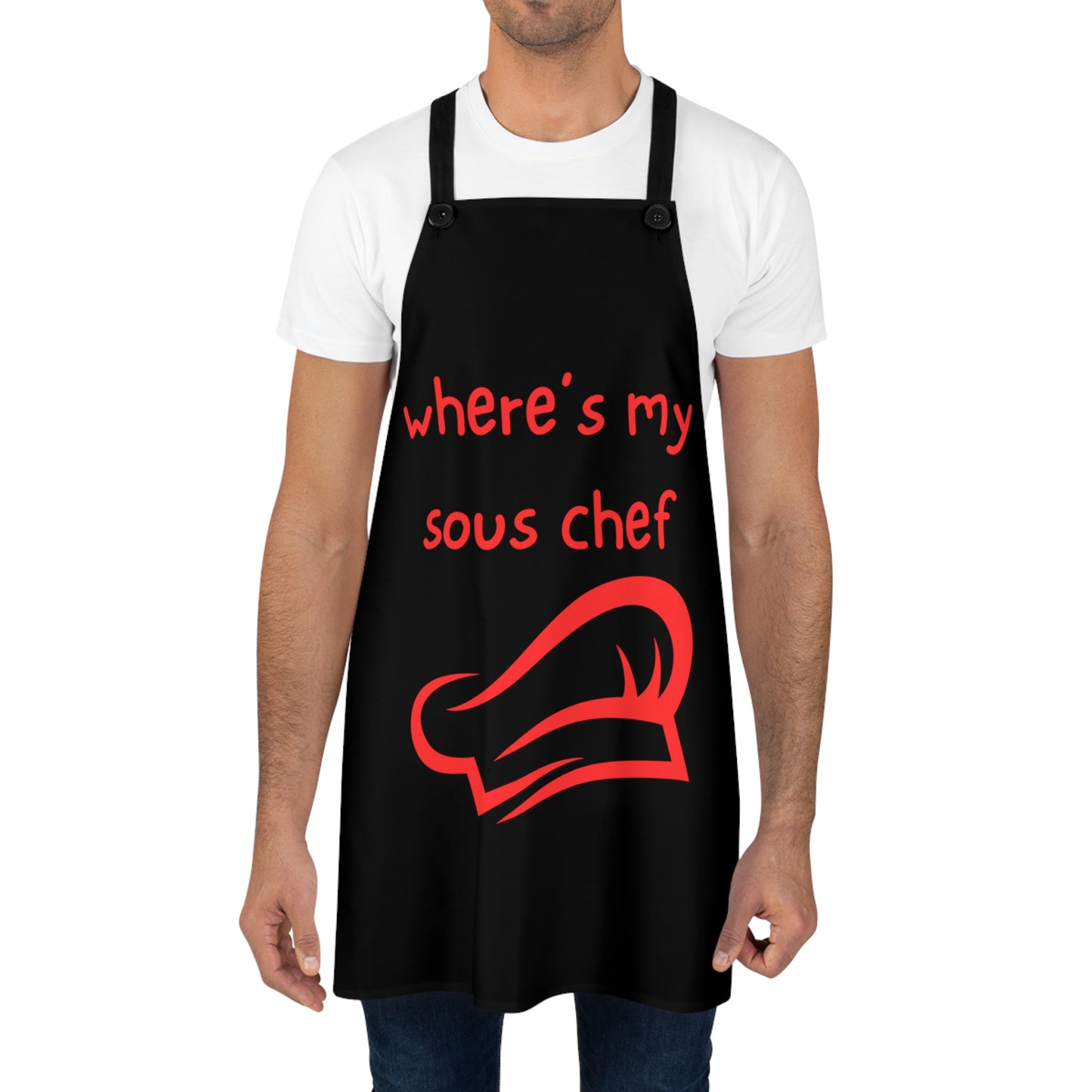 "Where's My Sous Chef" Apron SC35rb