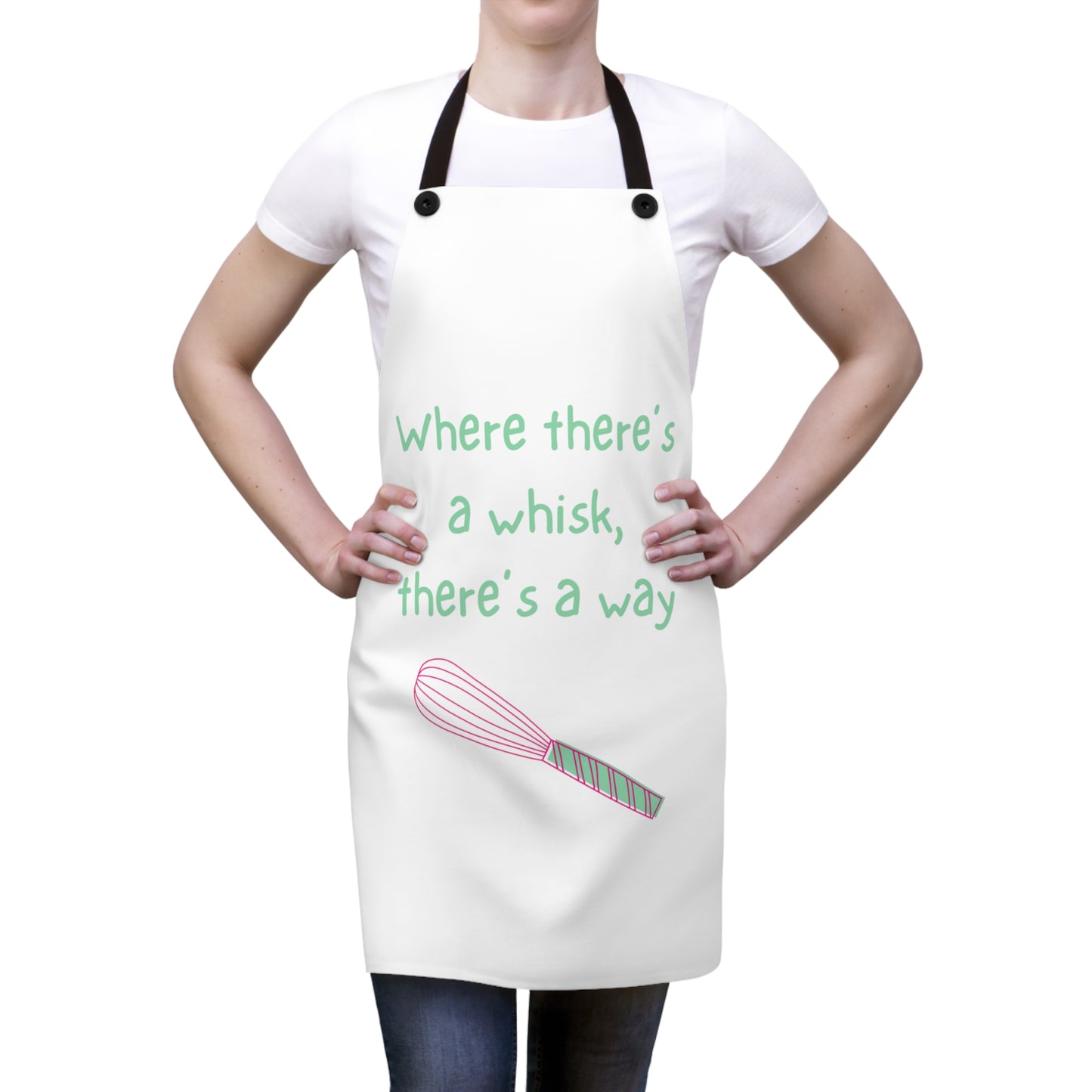 "Where there's a whisk, there's a way" Apron W999gw