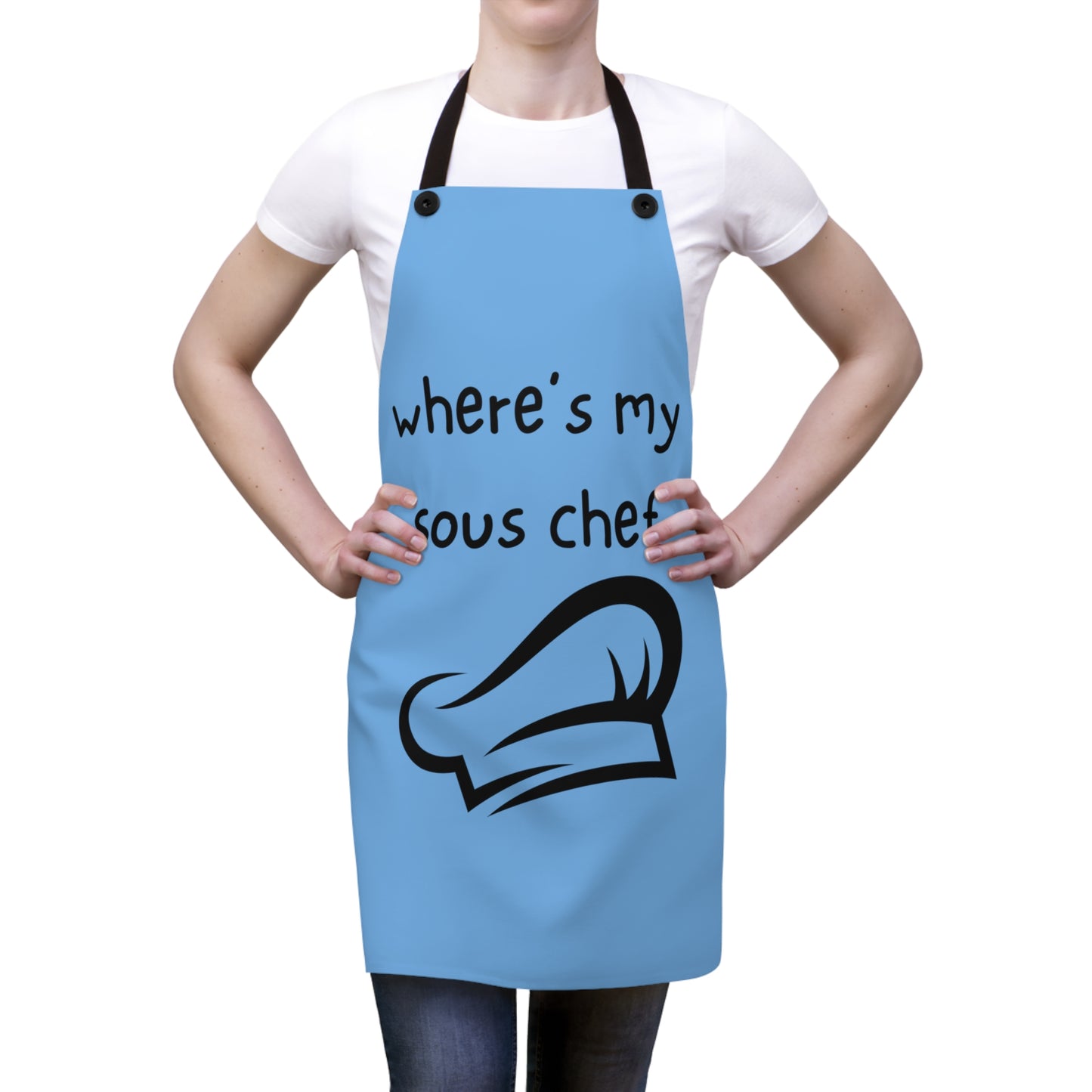 "Where's My Sous Chef" Apron SC15blb