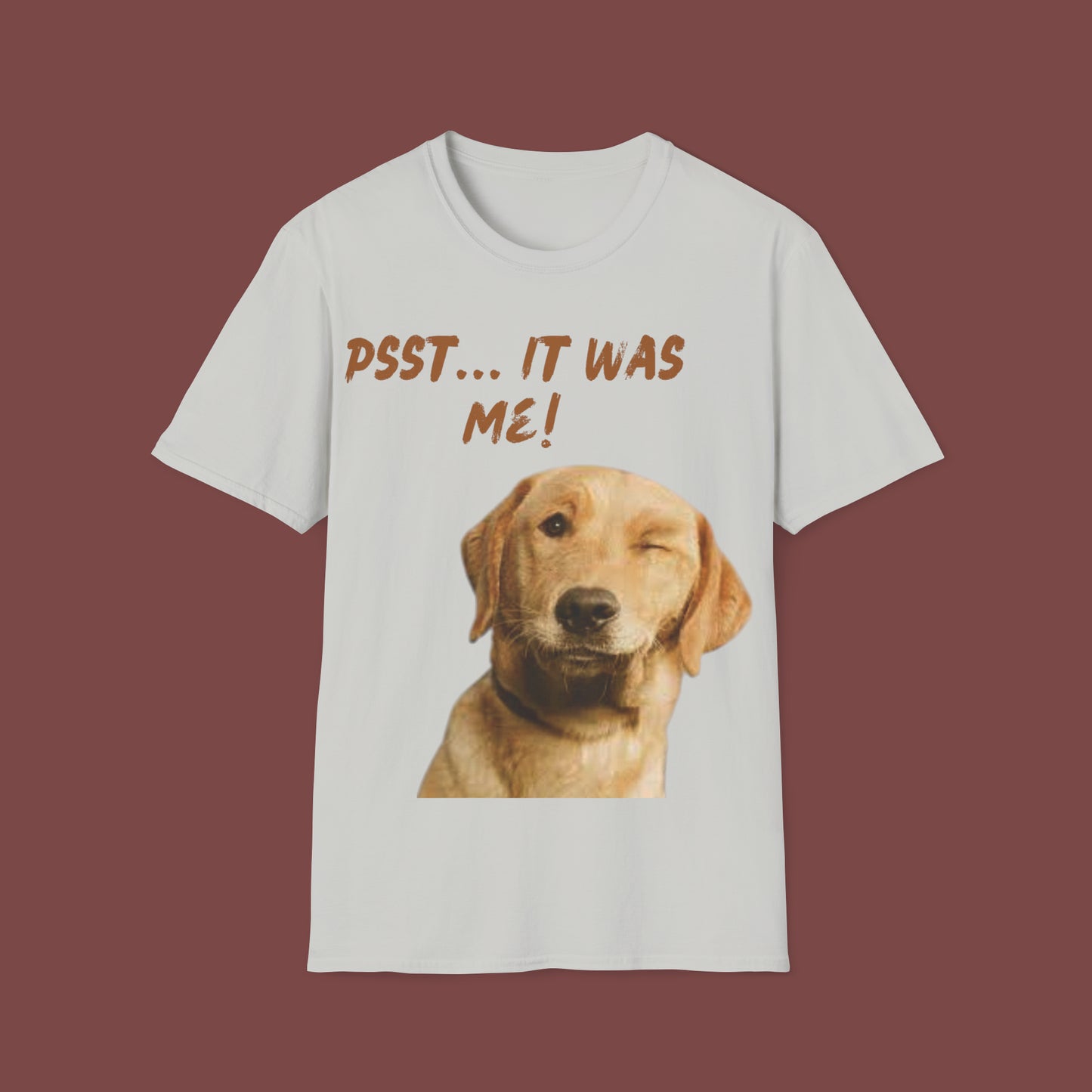 "Psst, It Was Me" Unisex Short Sleeve T-Shirt IWM.SS01b