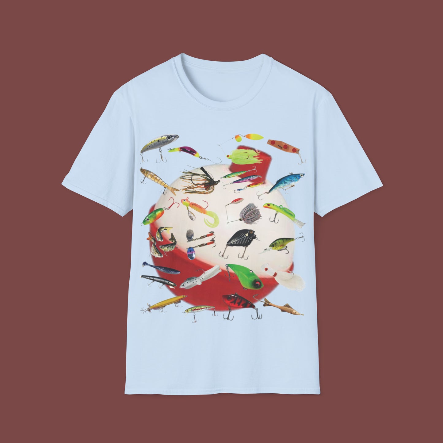 "Antique Fishing Reels" Unisex Short Sleeve T-Shirt AFR.SSa1cx