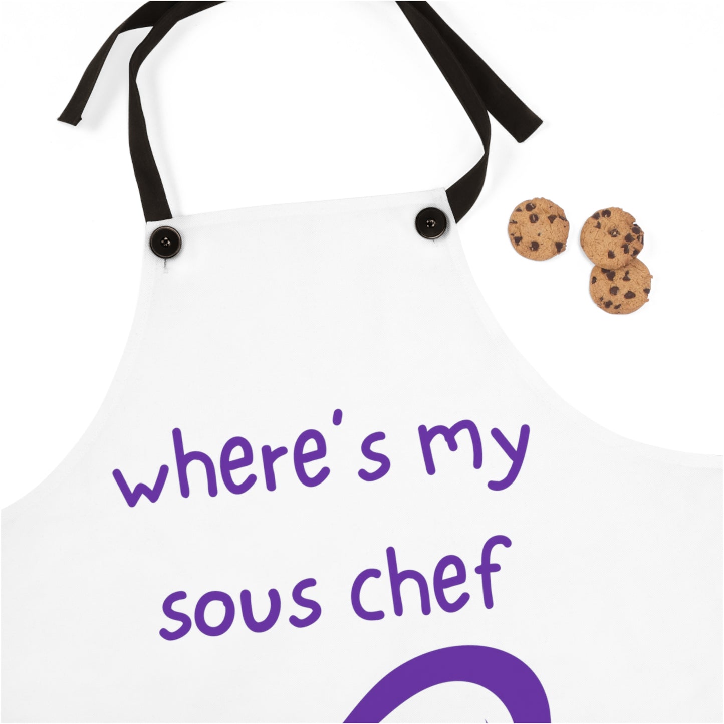 "Where's My Sous Chef" Apron SC25pw
