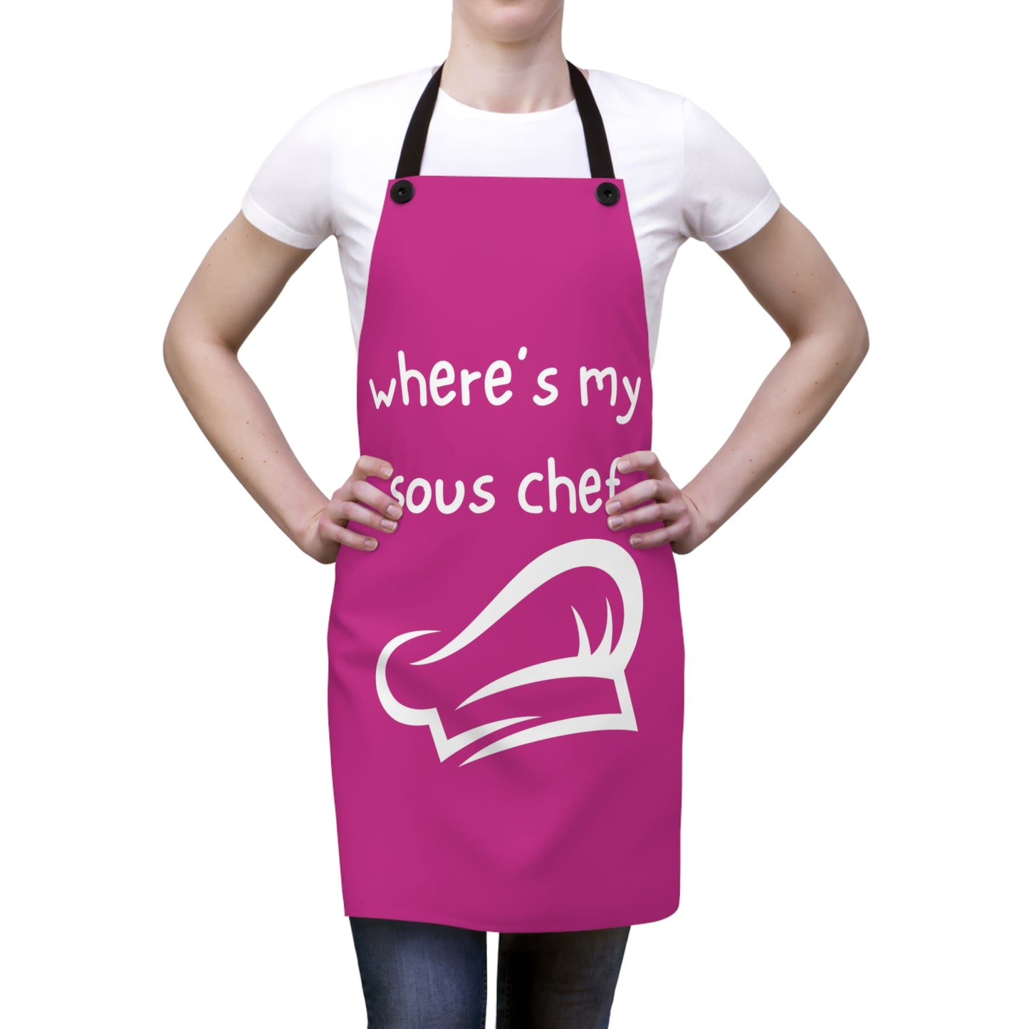 "Where's My Sous Chef" Apron SC45wdpk