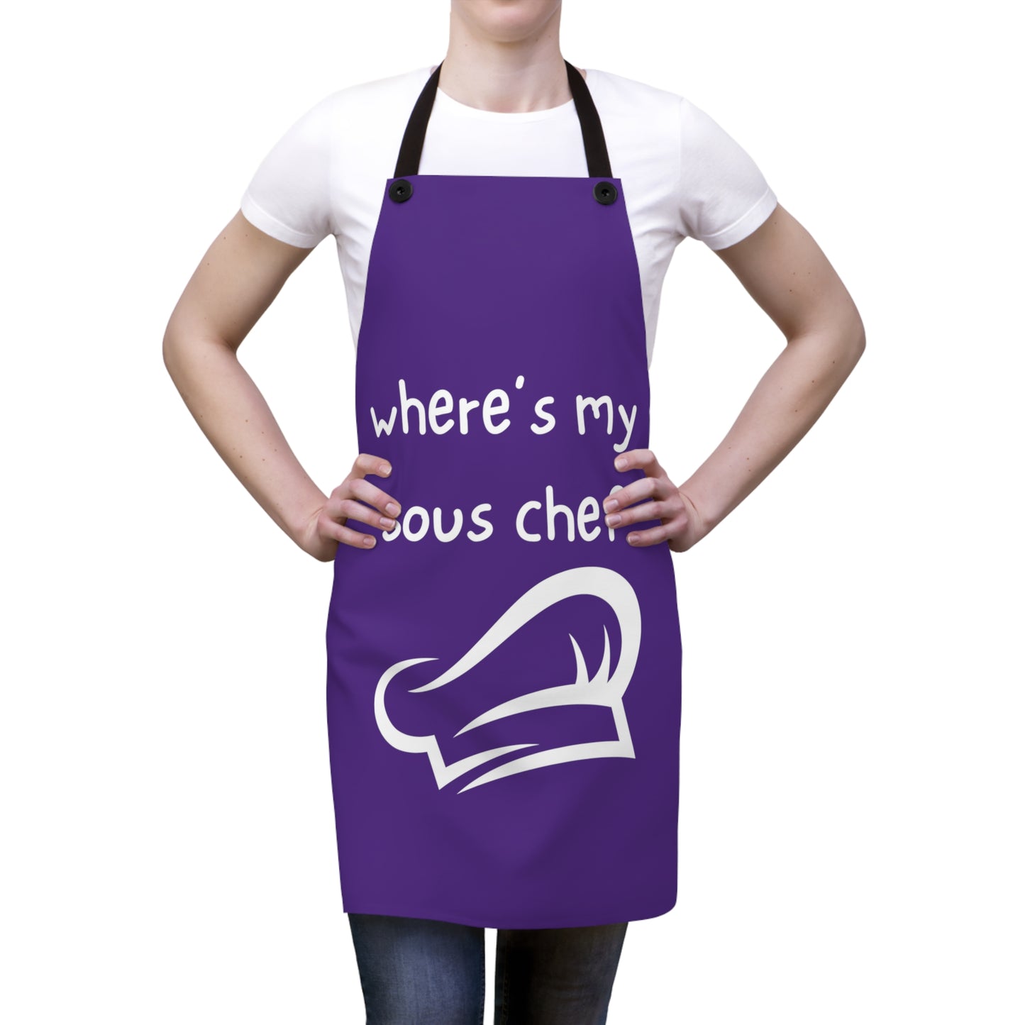 "where's my sous chef" Apron W702wp