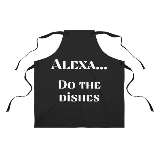 "Alexa... Do the dishes" Apron A422wbk