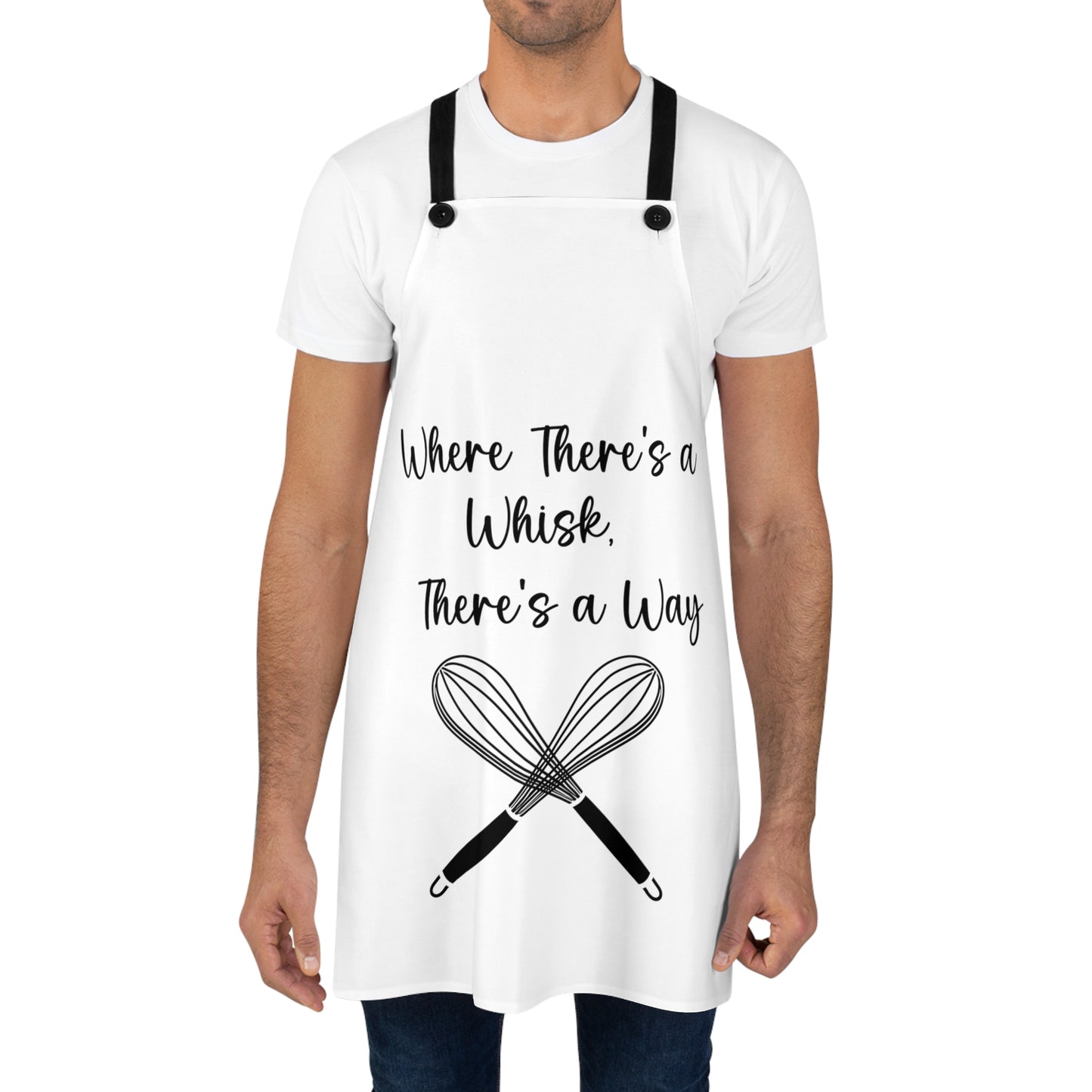 "Where there's a whisk, there's a way" Apron W404bw