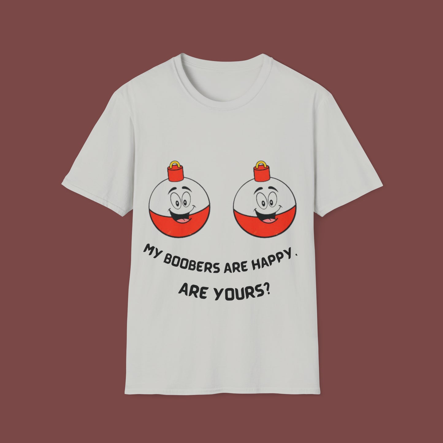 "Happy Boobers" Unisex Short Sleeve T-Shirt HB.SS01Ax