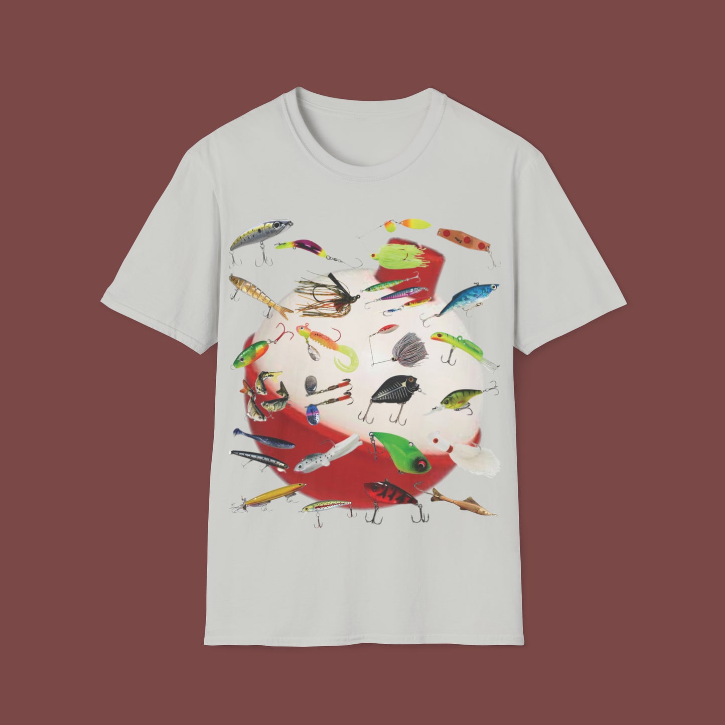 "Antique Fishing Reels" Unisex Short Sleeve T-Shirt AFR.SSa1cx