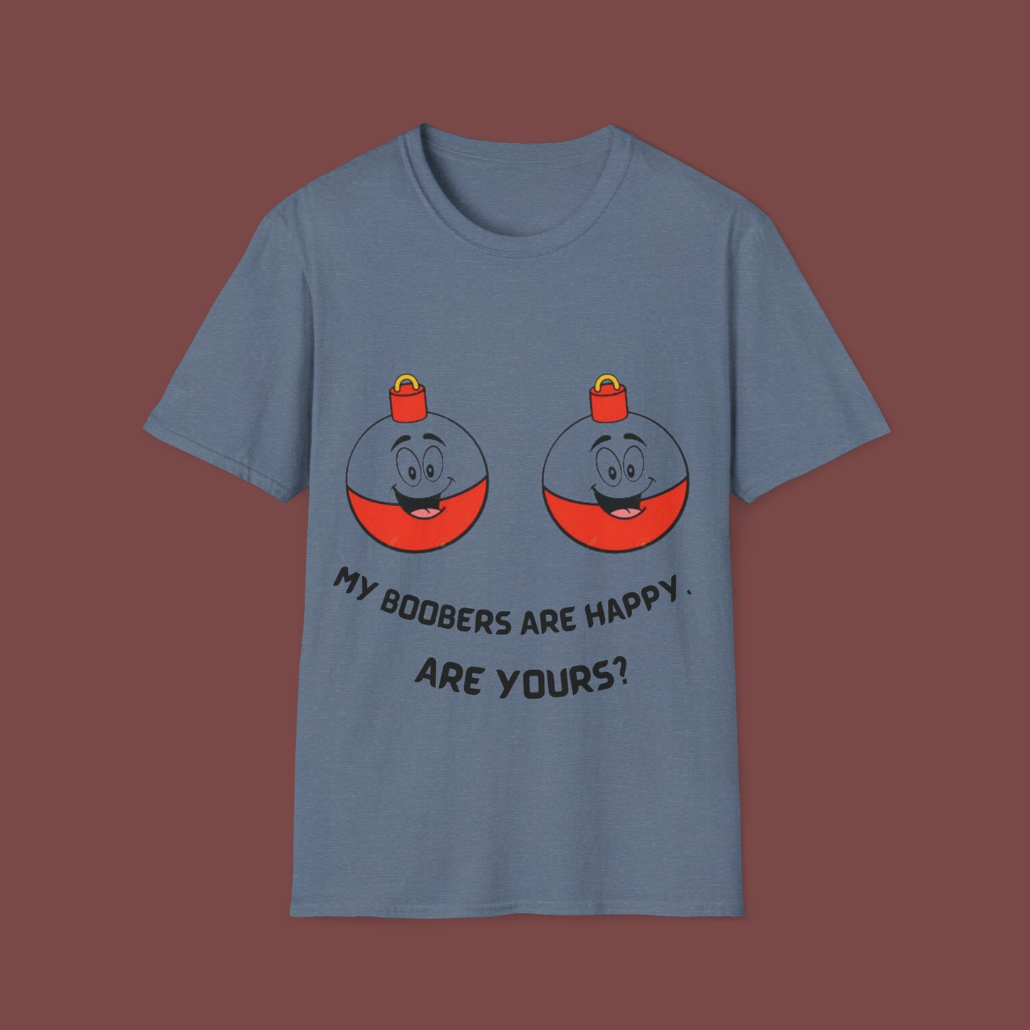 "Happy Boobers" Unisex Short Sleeve T-Shirt HB.SS01Ax