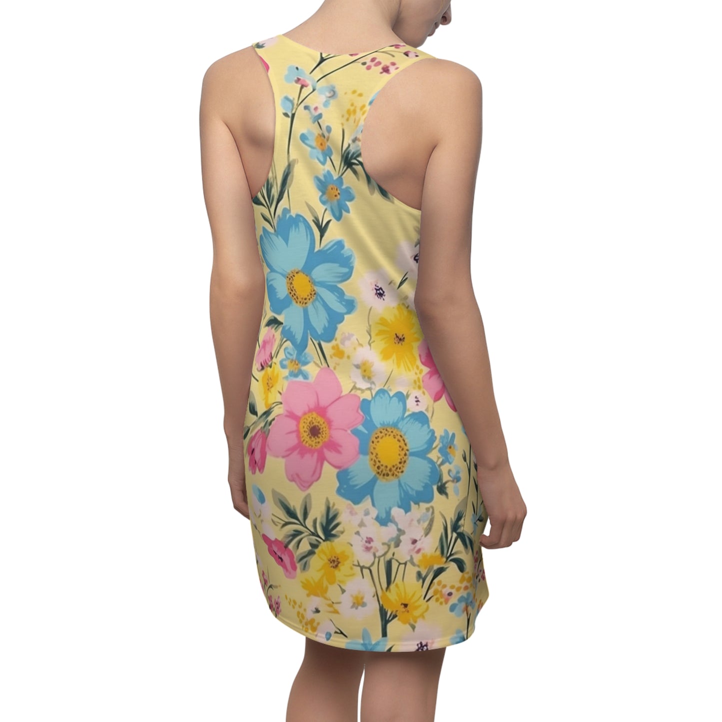 Women's Ditsy Floral Racerback Dress WRBD.001DF1