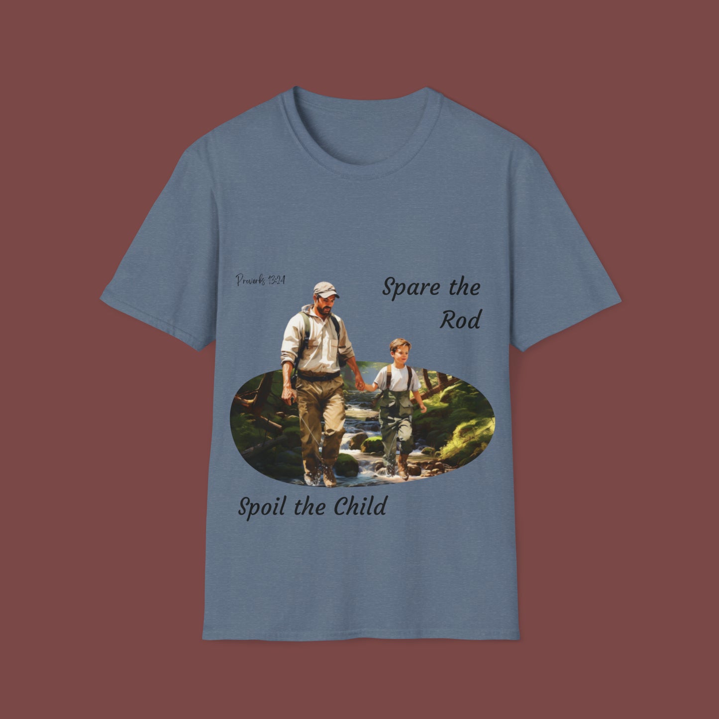 "Spare the Rod, Spoil the Child" Unisex Short Sleeve Tee Shirt SRSC.SS02ax