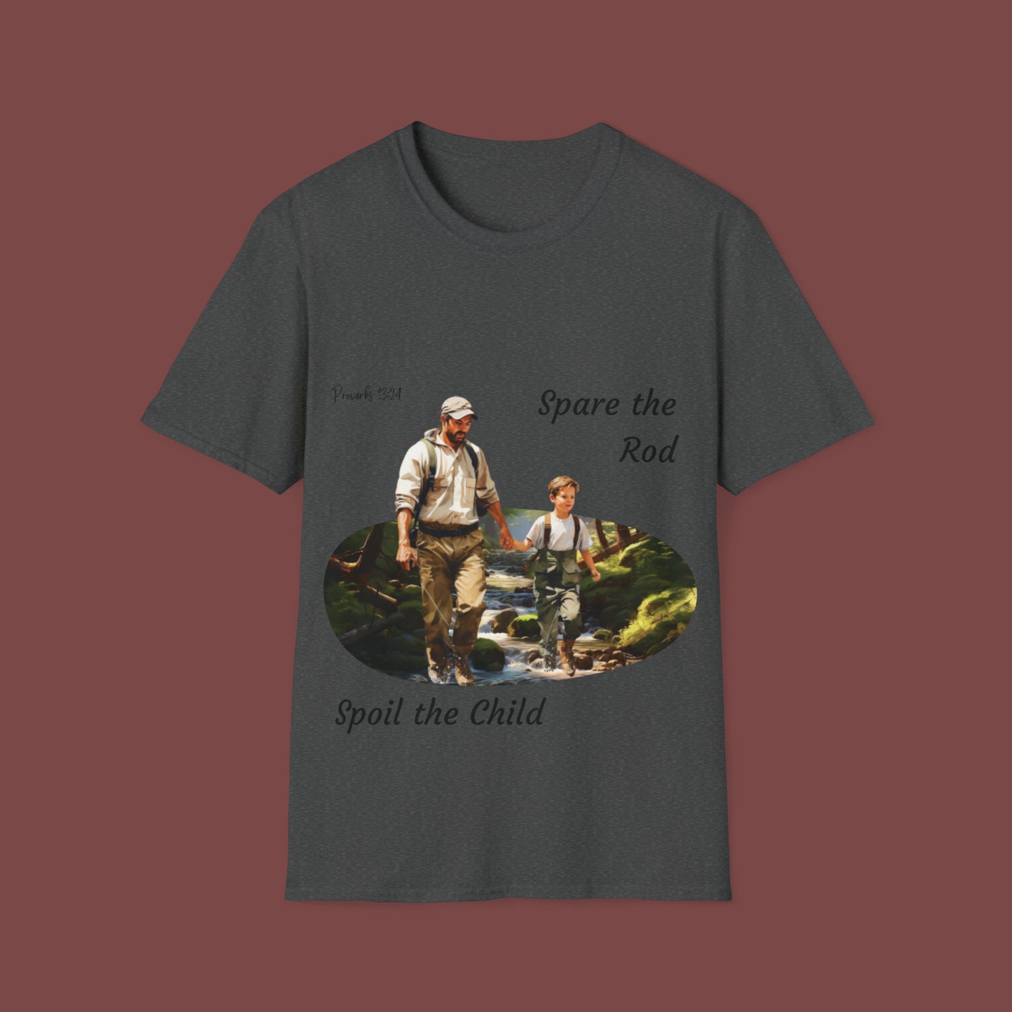 "Spare the Rod, Spoil the Child" Unisex Short Sleeve Tee Shirt SRSC.SS02ax