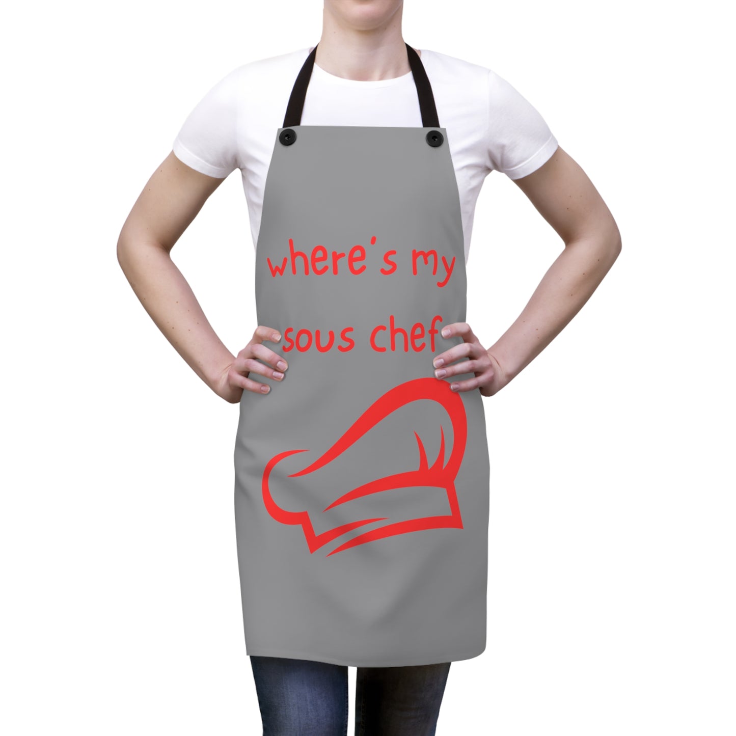 "where's my sous chef" Apron W111rg