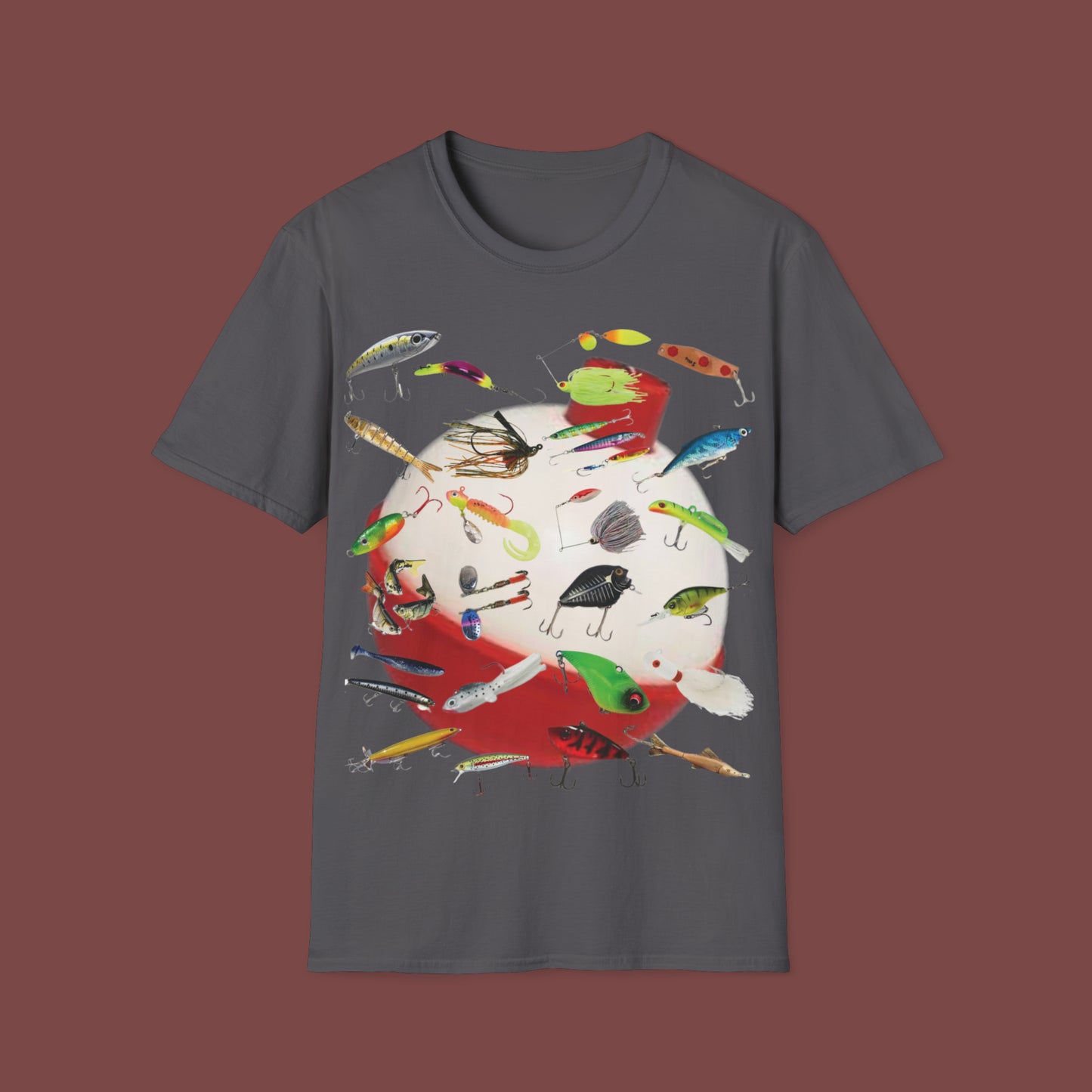 "Antique Fishing Reels" Unisex Short Sleeve T-Shirt AFR.SSa1cx