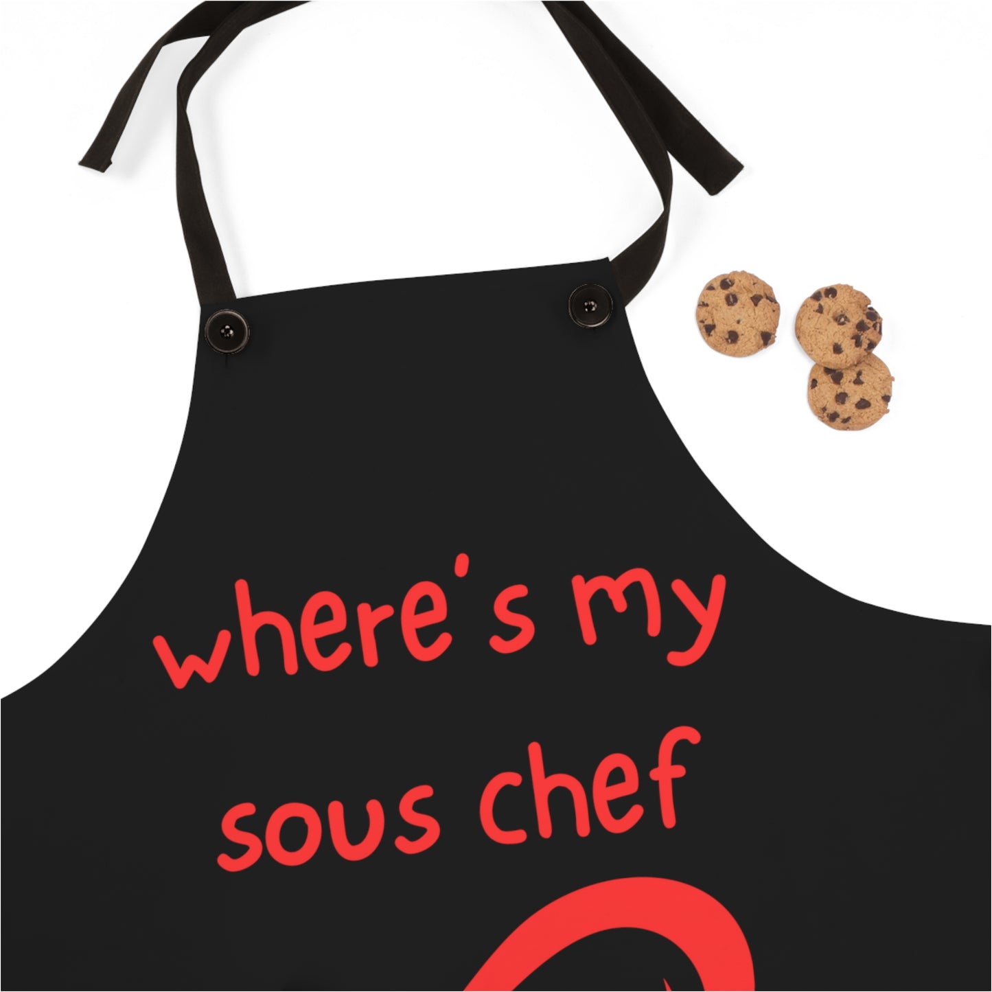 "Where's My Sous Chef" Apron SC35rb