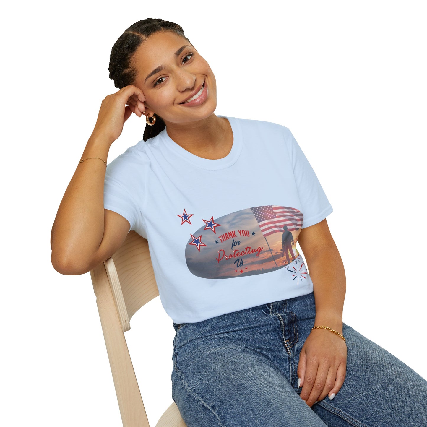 Thank You Veterans Unisex Short Sleeve T-Shirt TYV.SS02zx