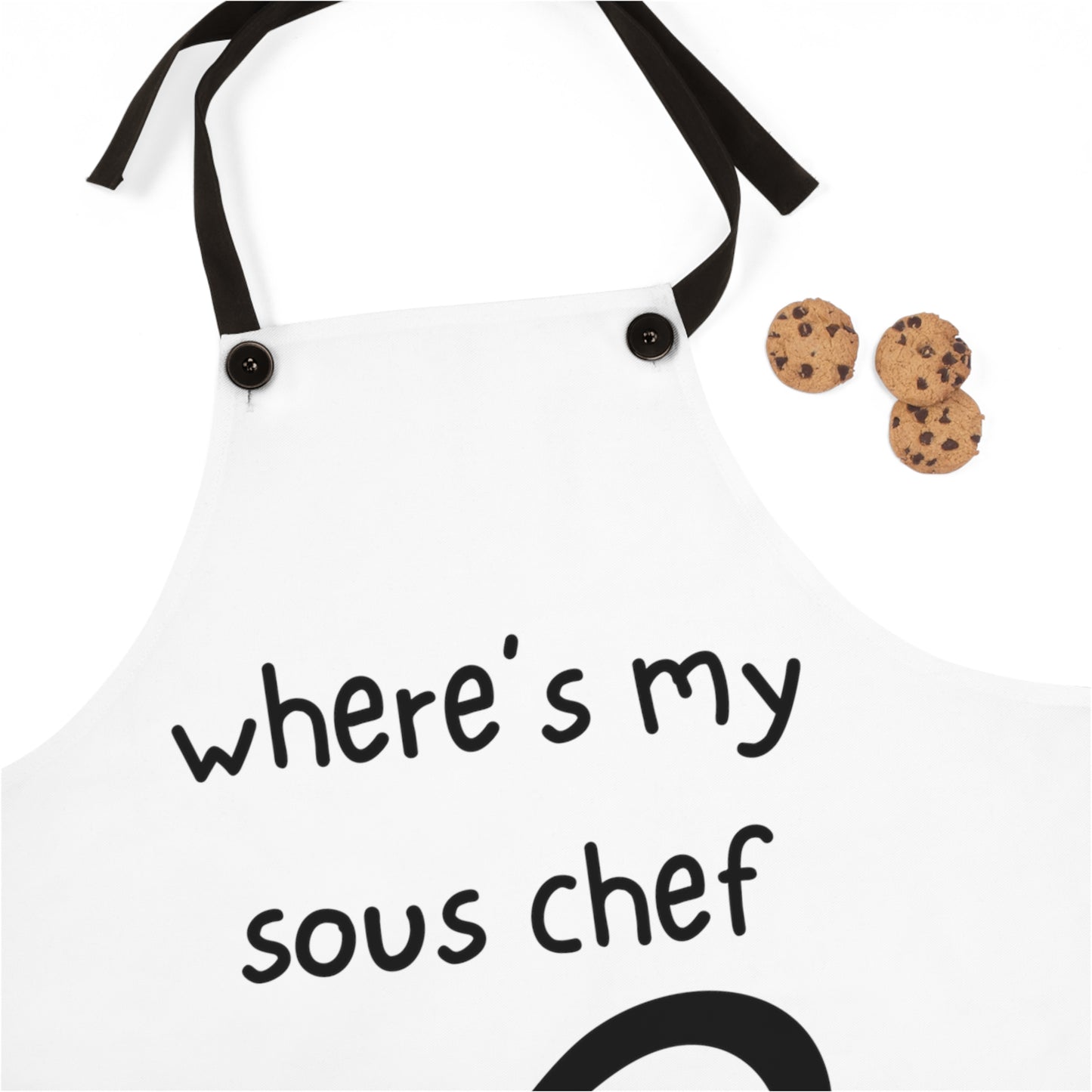 "Where's My Sous Chef" Apron SC15bw