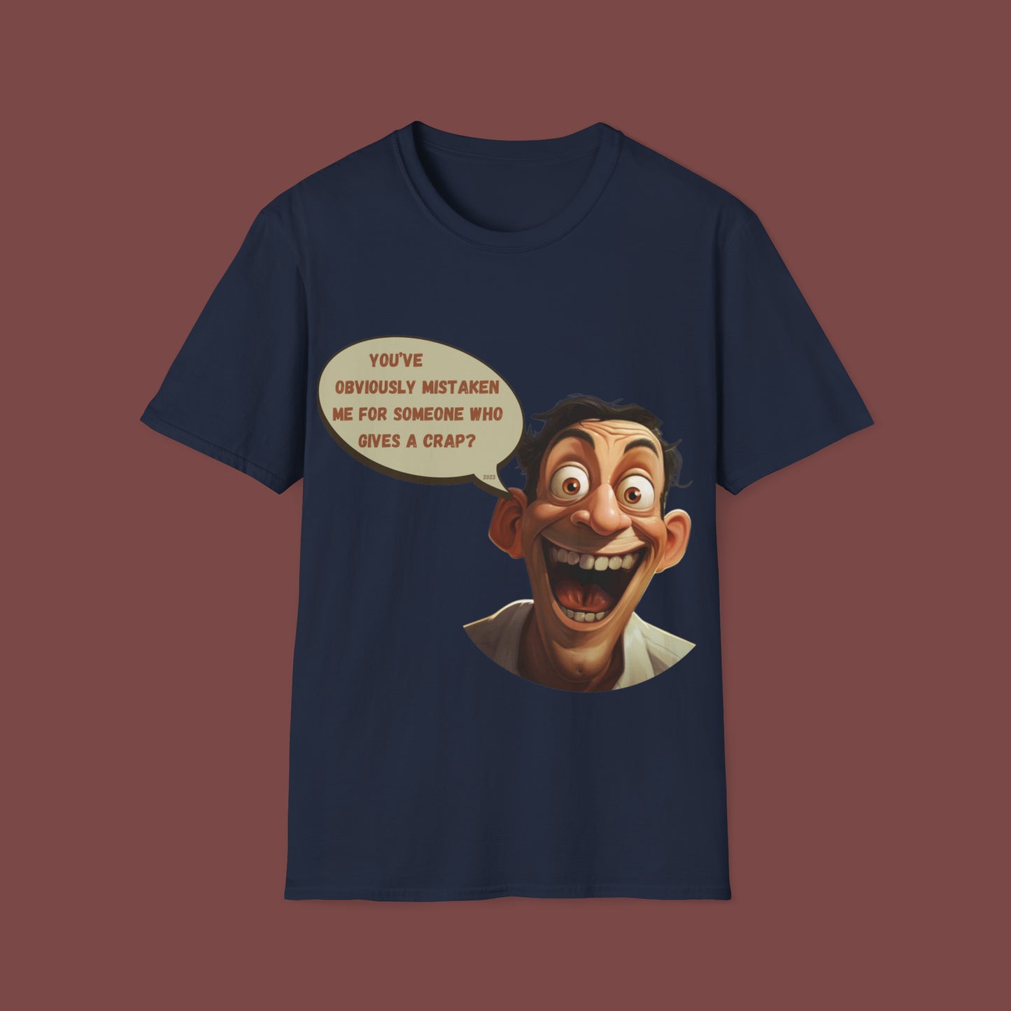 "Who Gives A Crap" Unisex Short Sleeve T-Shirt WGC.SS4cvx