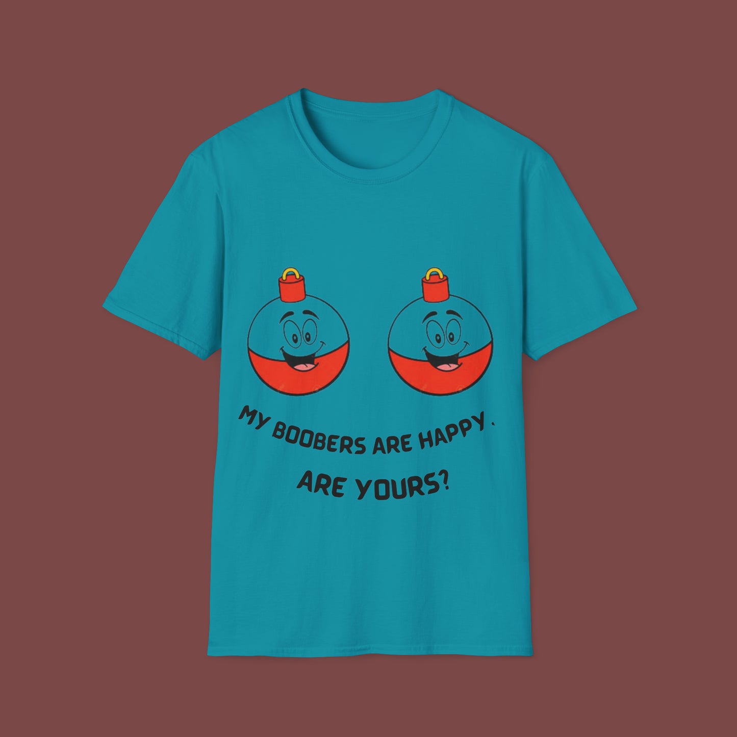 "Happy Boobers" Unisex Short Sleeve T-Shirt HB.SS01Ax