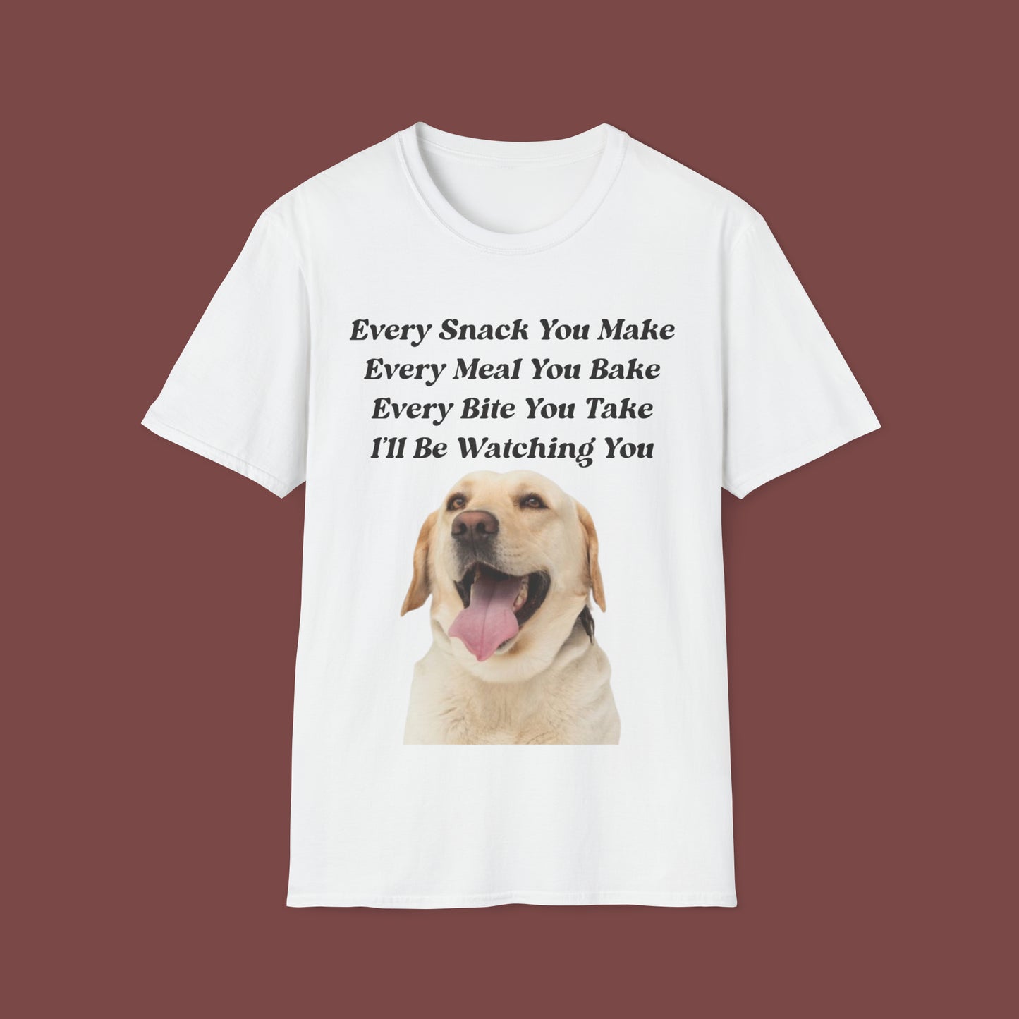"Every Snack You Make - White Lab" Unisex Short Sleeve T-Shirt ESYM.SS01wl