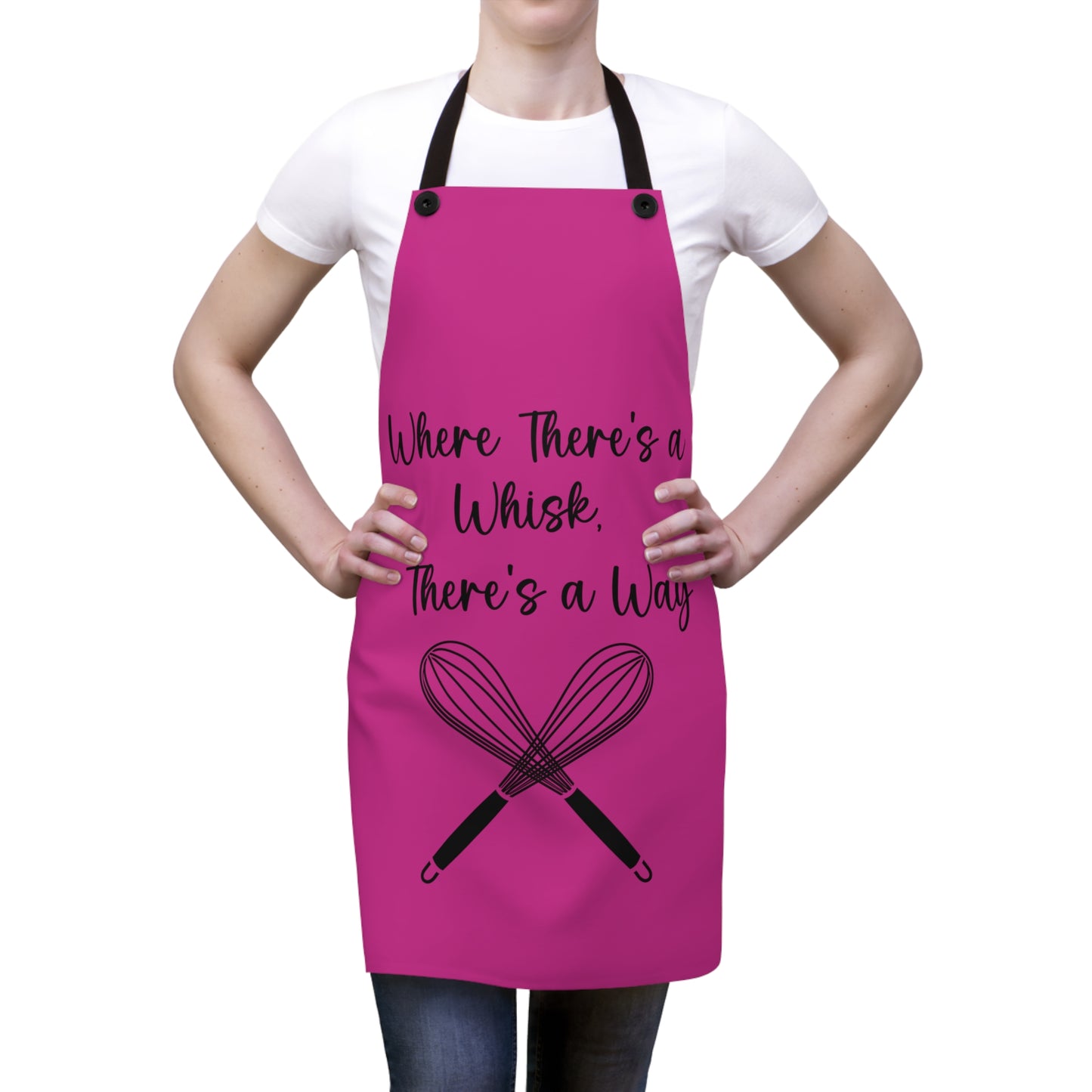 "Where there's a whisk, there's a way" Apron W404bpk