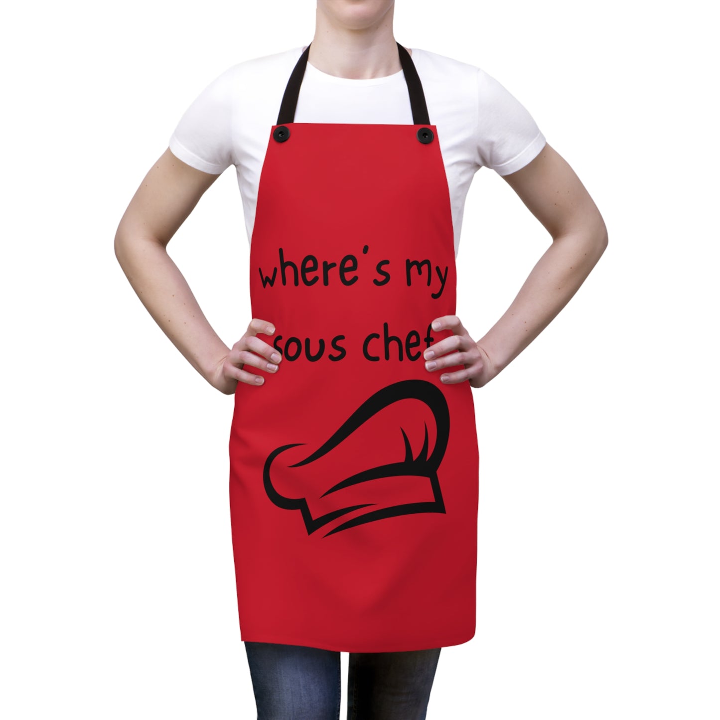 "Where's My Sous Chef" Apron SC15bdr