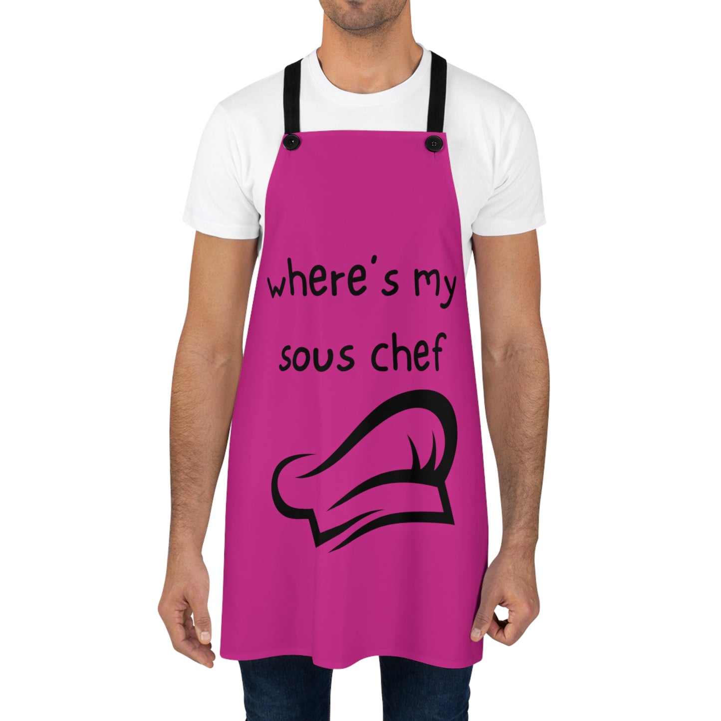 "Where's My Sous Chef" Apron SC15bpk