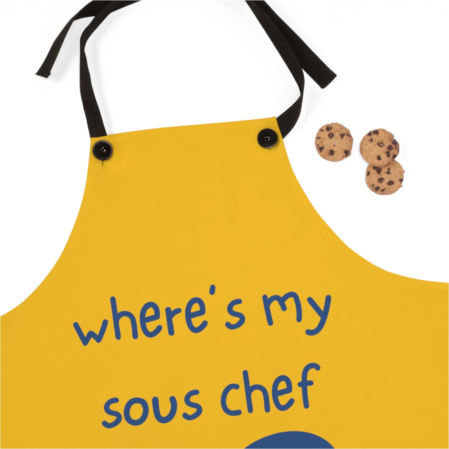 "where's my sous chef" Apron W888bly