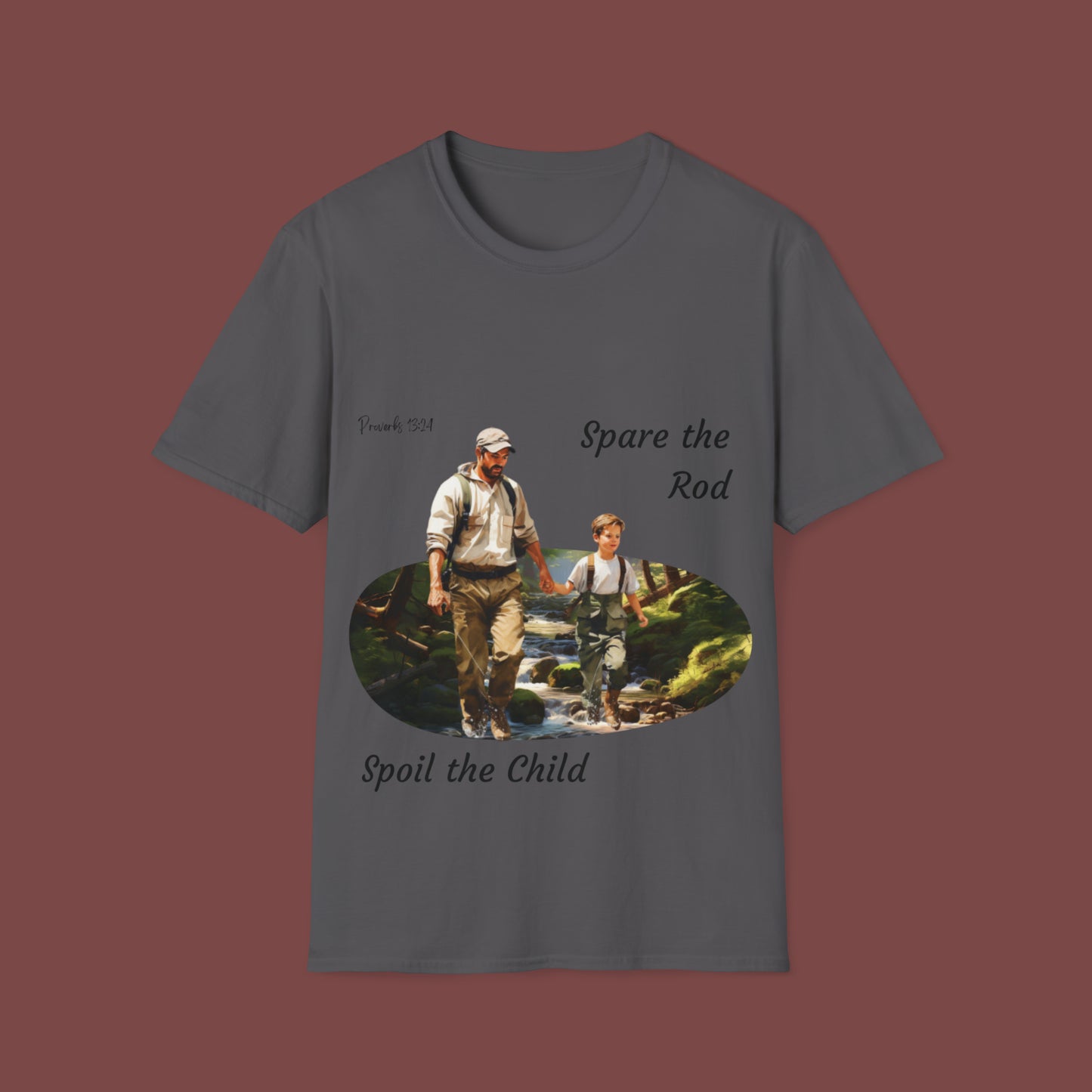 "Spare the Rod, Spoil the Child" Unisex Short Sleeve Tee Shirt SRSC.SS02ax