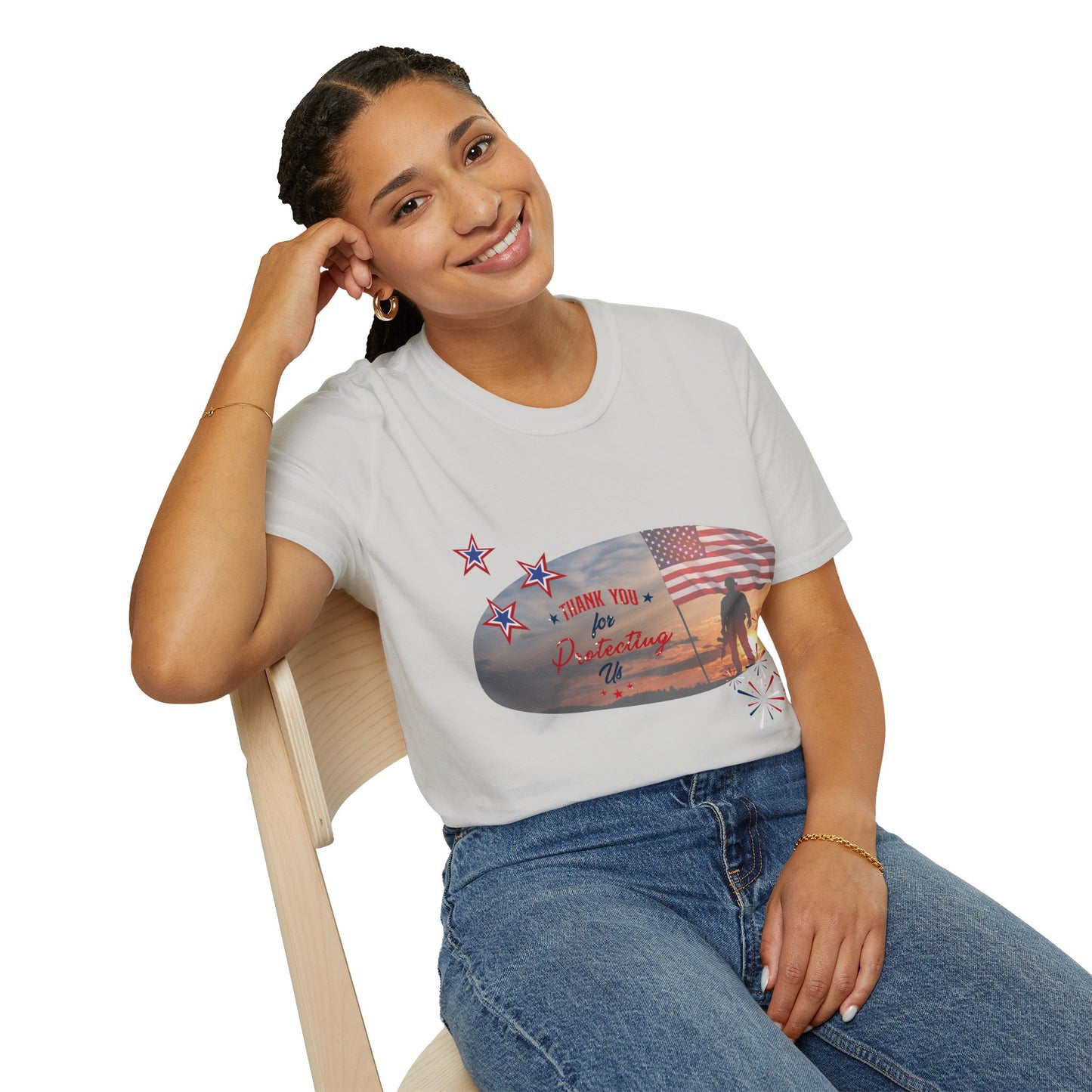 Thank You Veterans Unisex Short Sleeve T-Shirt TYV.SS02zx