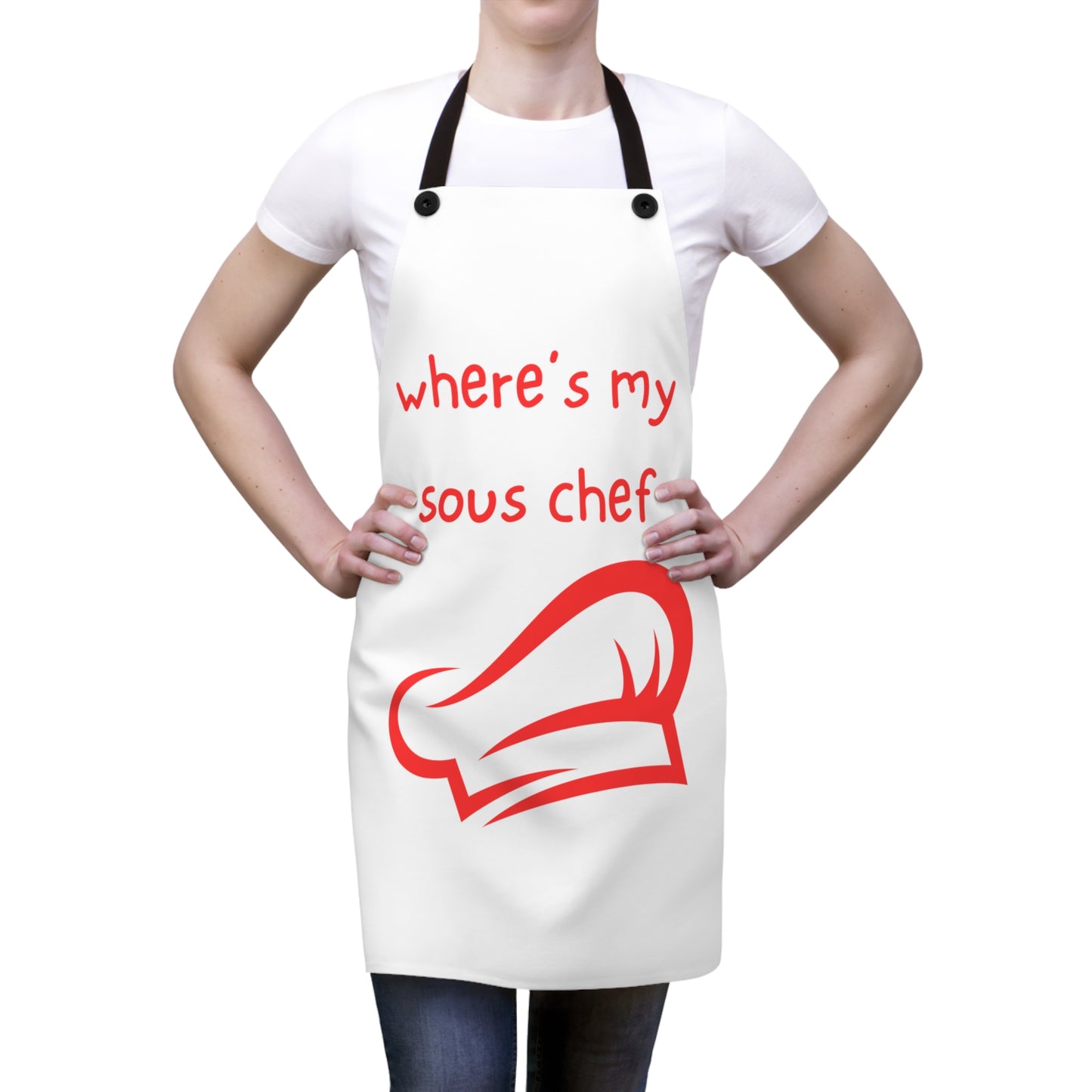"where's my sous chef" Apron W477rw