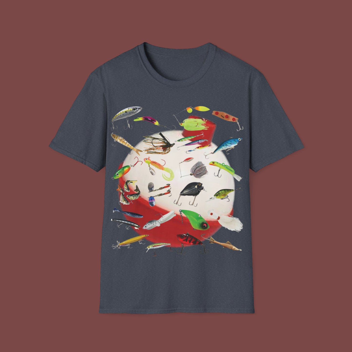 "Antique Fishing Reels" Unisex Short Sleeve T-Shirt AFR.SSa1cx