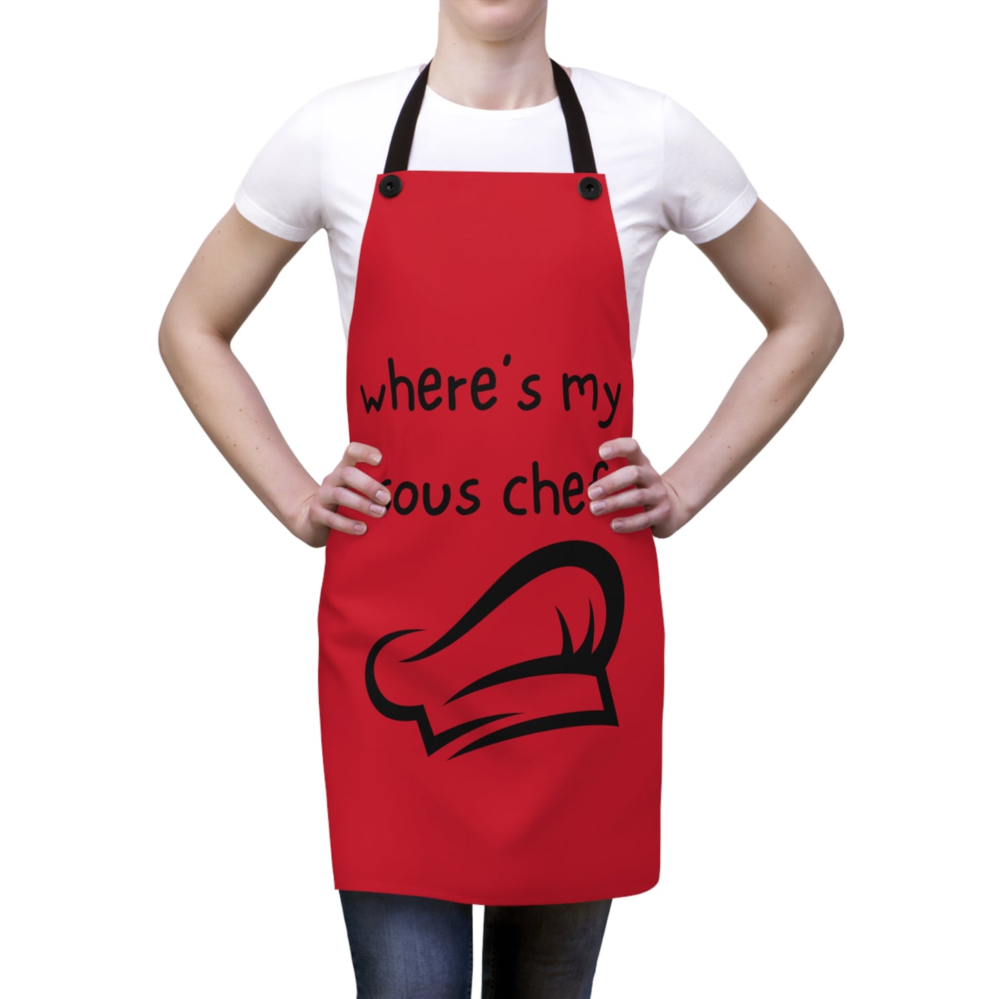 "where's my sous chef" Apron W511br